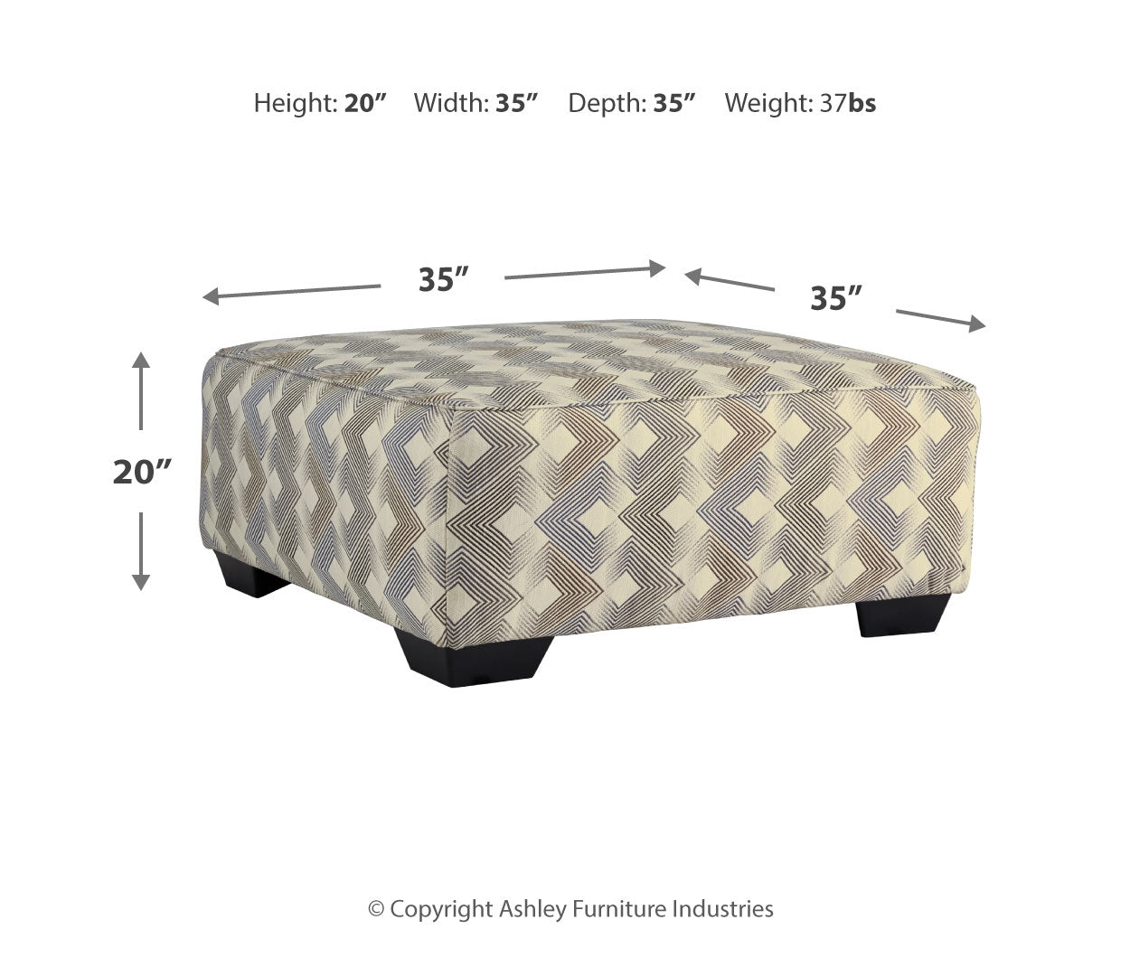 Eltmann Oversized Ottoman