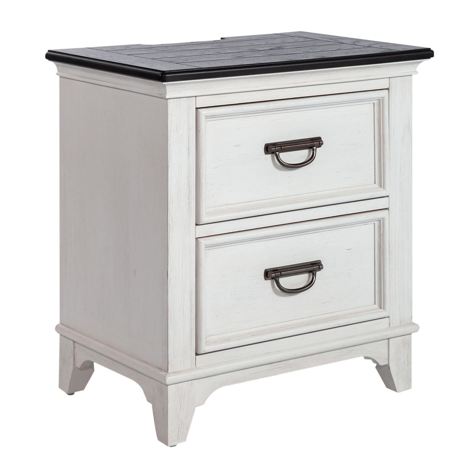 Juliona 2 Drawer Night Stand with Charging Station