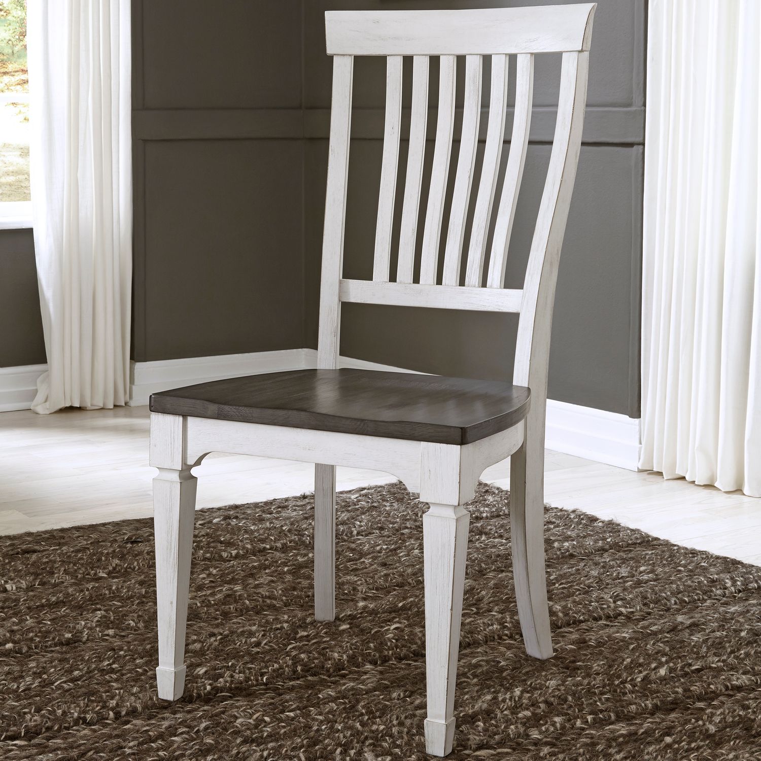 Lessie Slat Back Side Chair