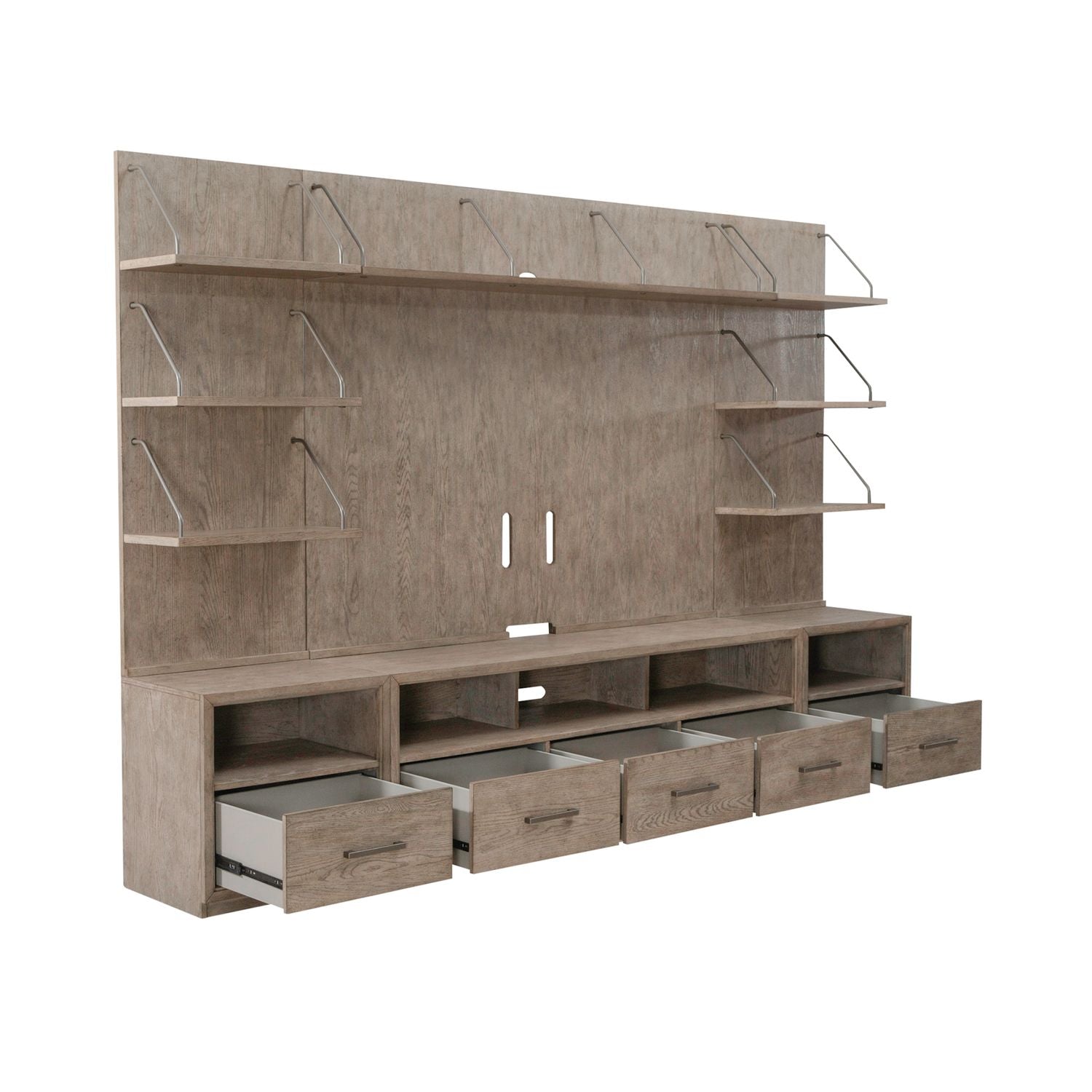 Gradislava Entertainment Center TV Stand with Piers