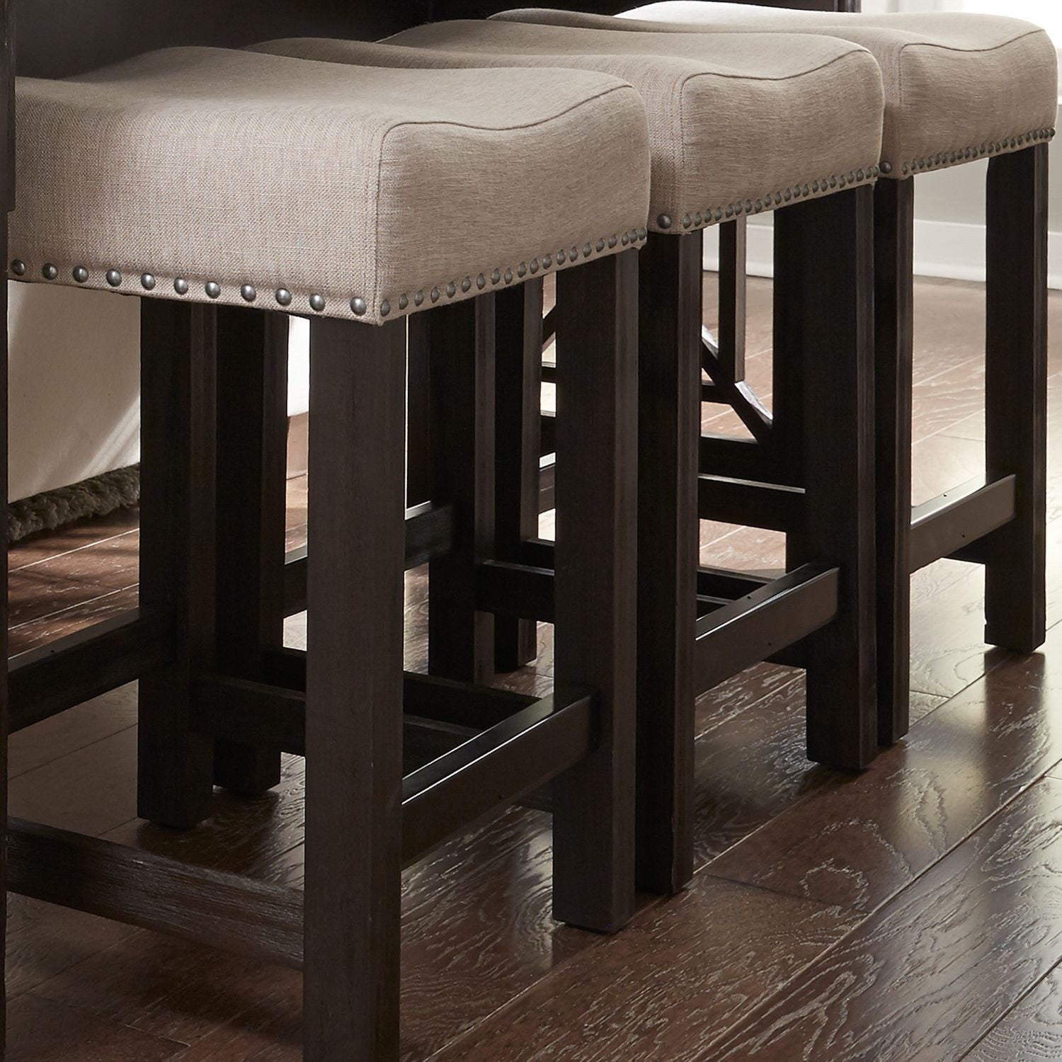 Almondo Upholstered Console Stool