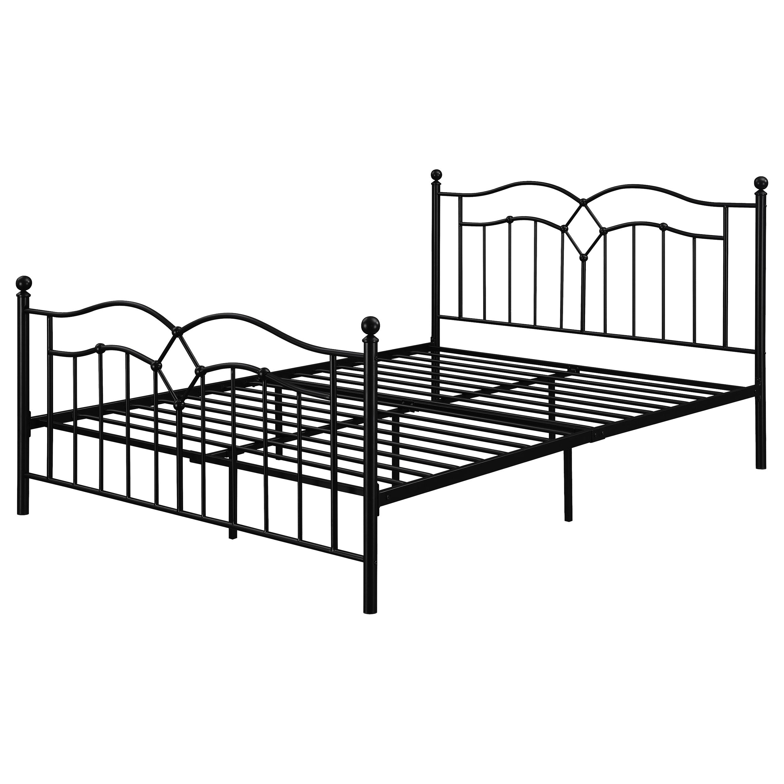 Klossen Queen Platform Bed Black