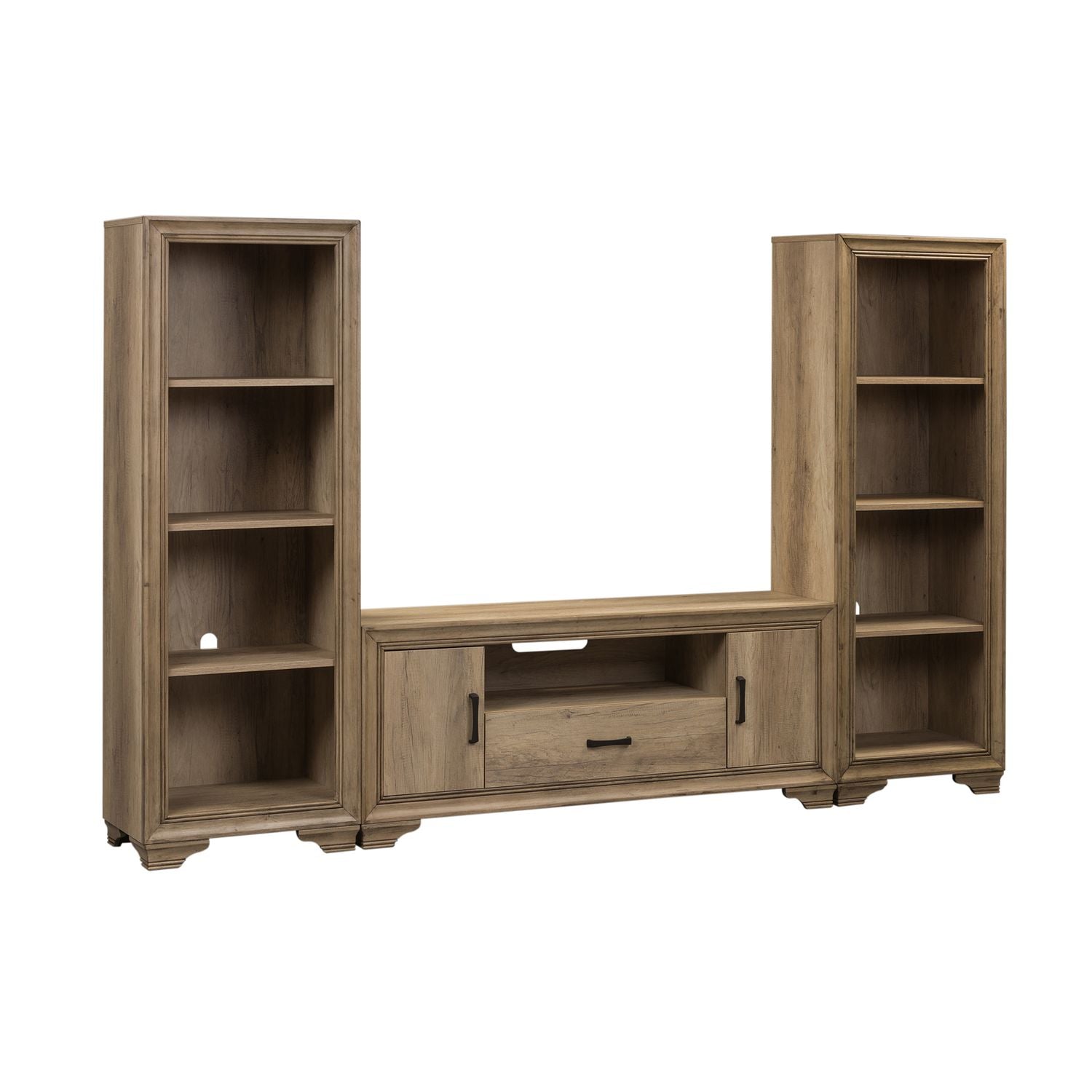 Haakenson Entertainment Center TV Stand w Piers