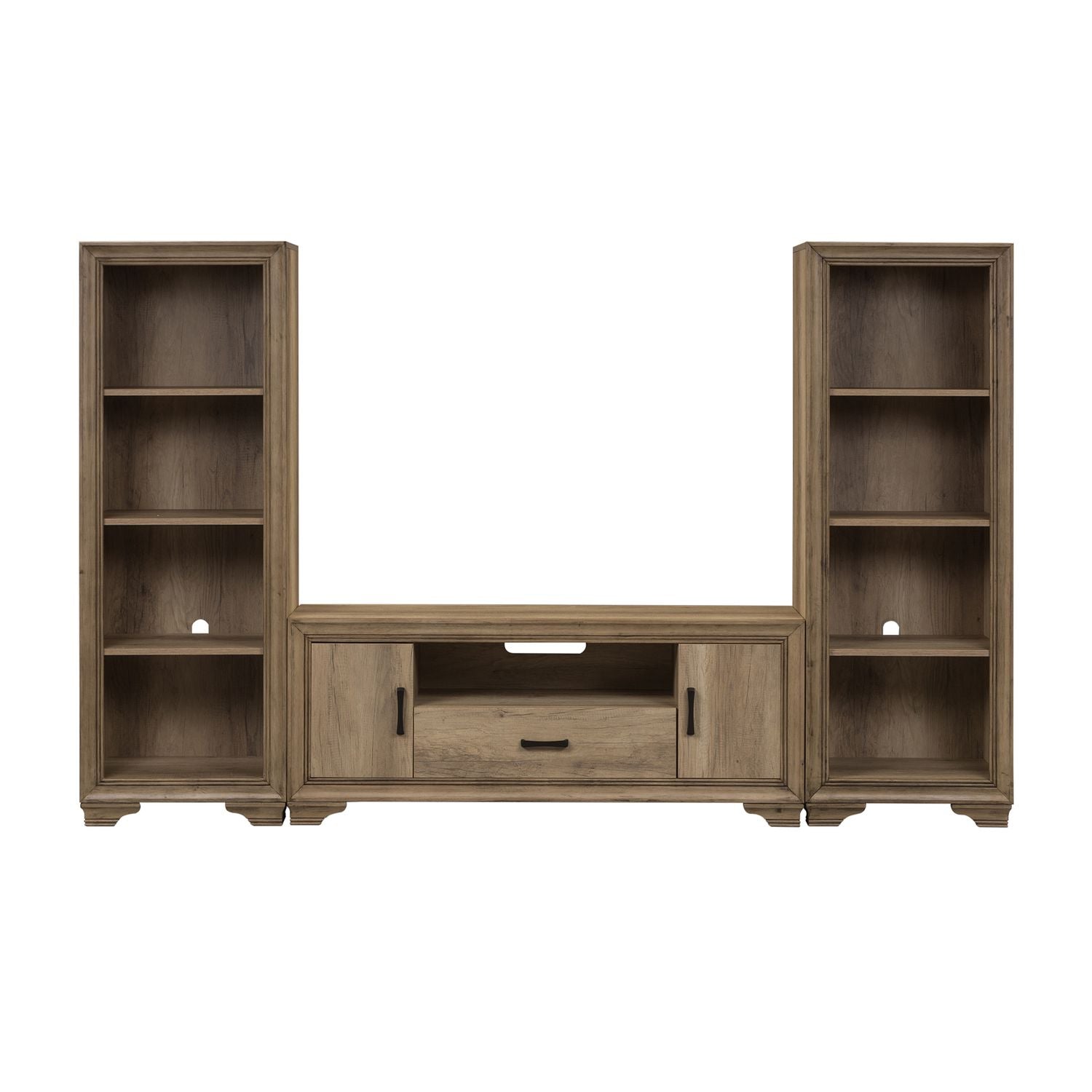 Haakenson Entertainment Center TV Stand w Piers