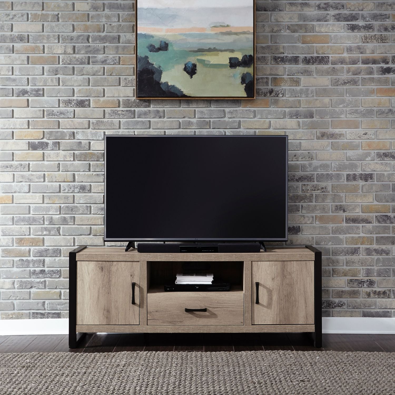 Chapnick Opt Entertainment Center TV Stand w Piers