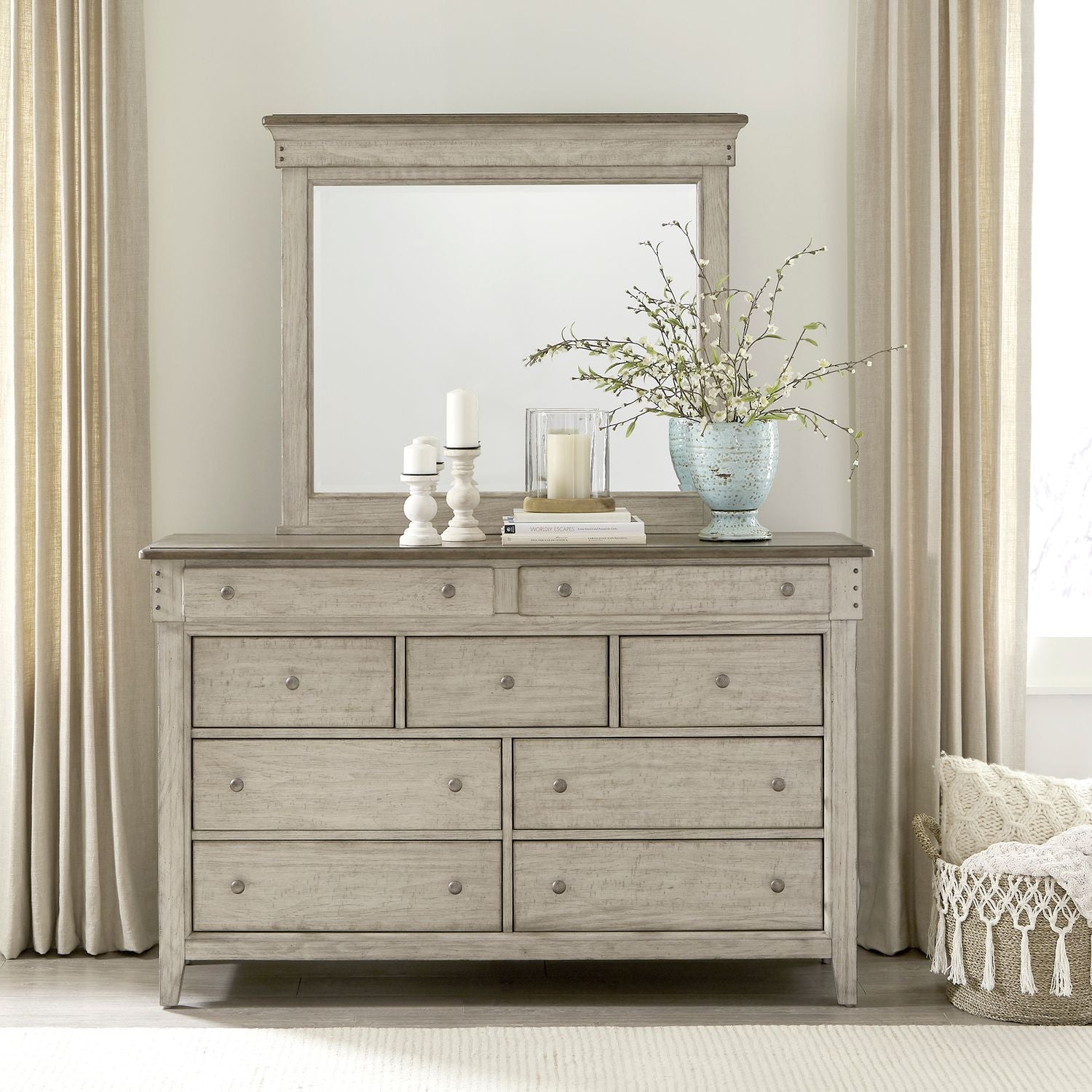 Arois Dresser & Mirror