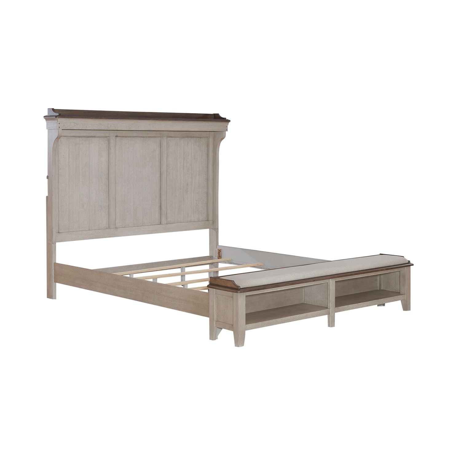 Edma King Mantle Storage Bed