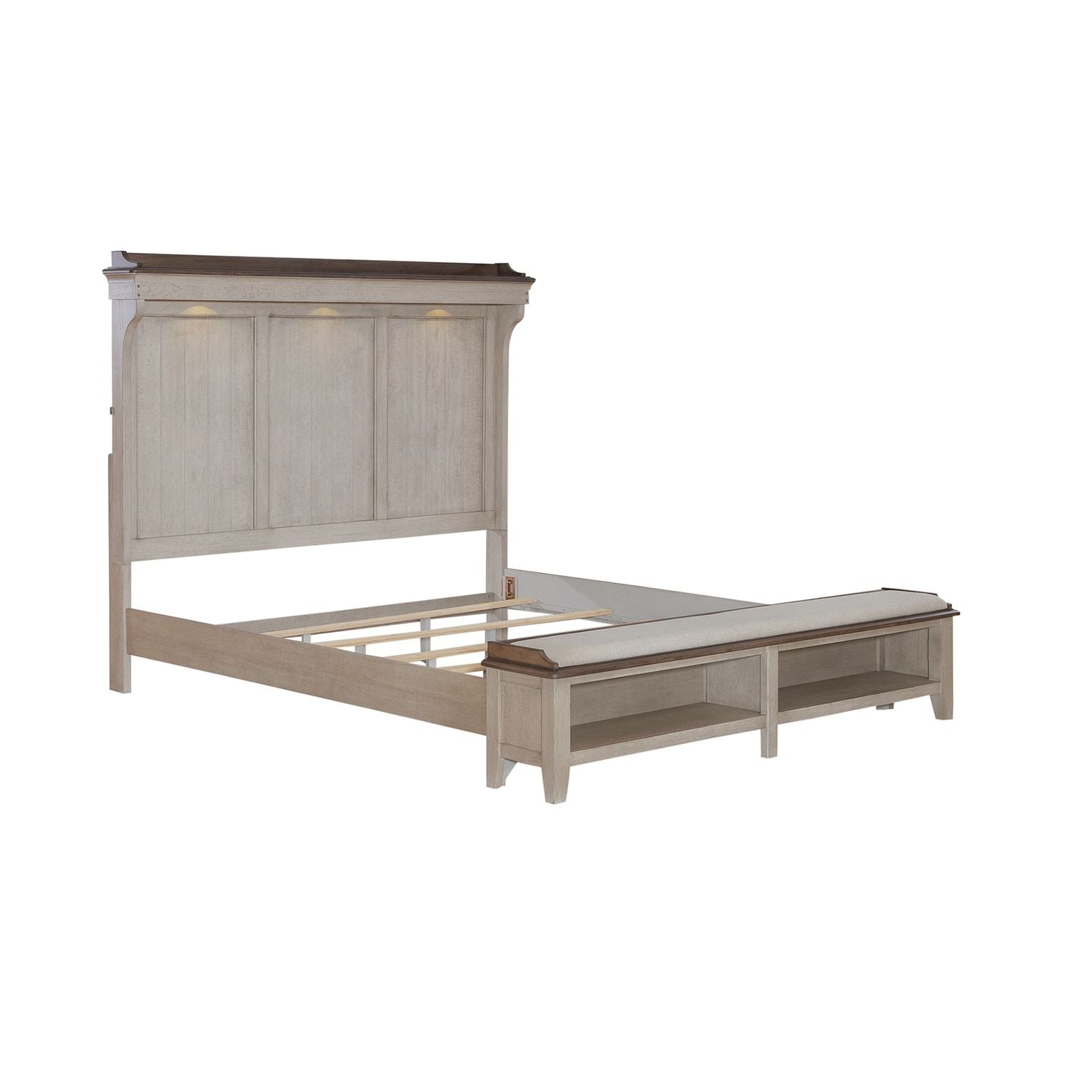 Edma King Mantle Storage Bed