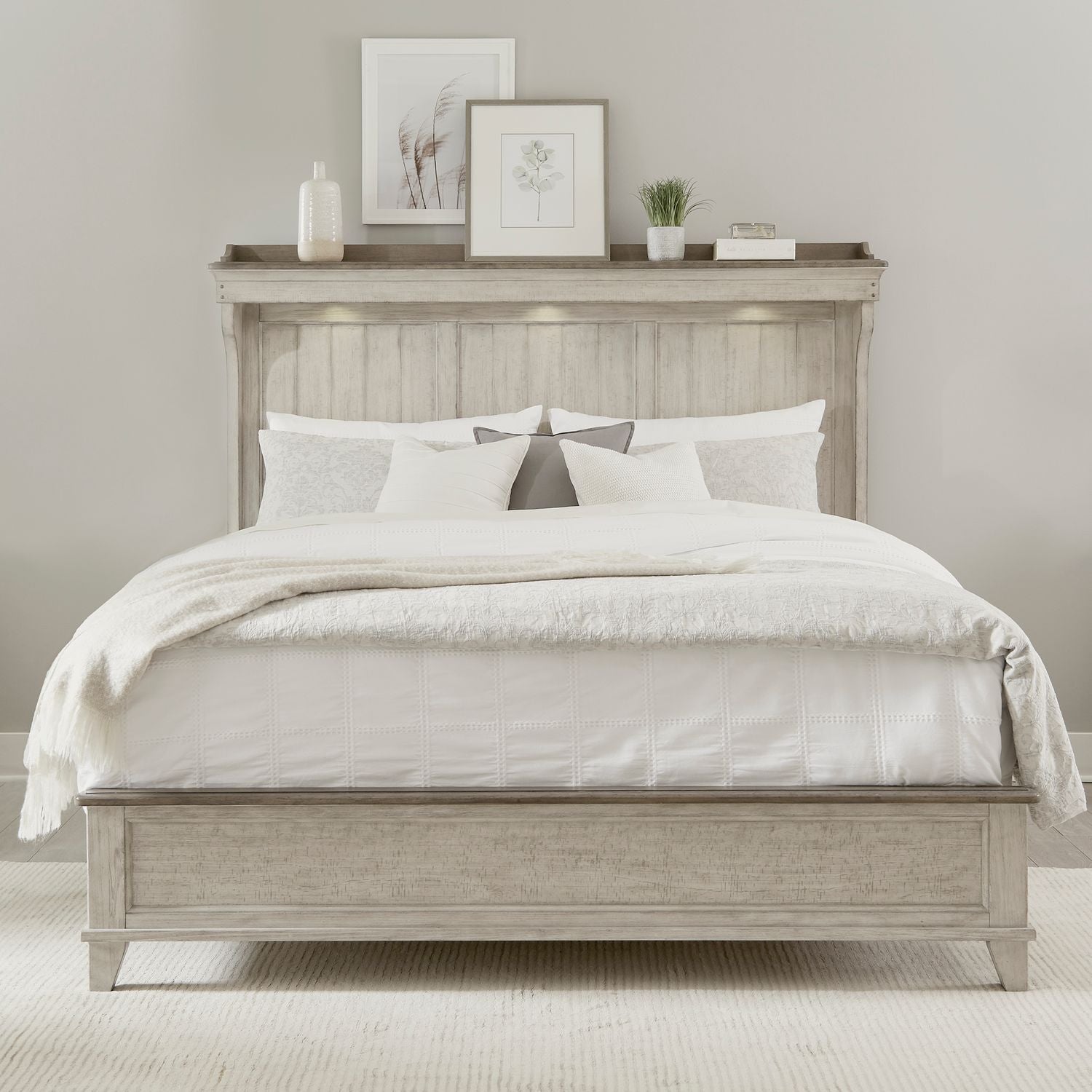 Aaizah King Mantle Bed