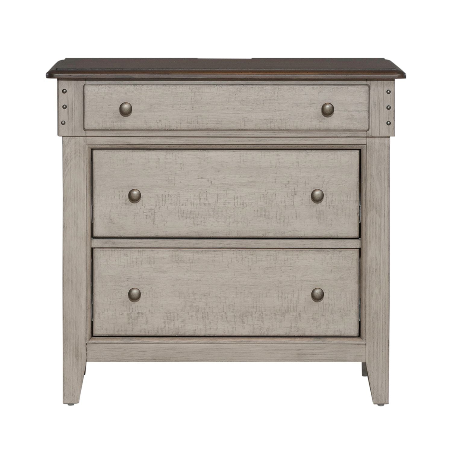 Dominque 3 Drawer Bedside Chest with Charging Station