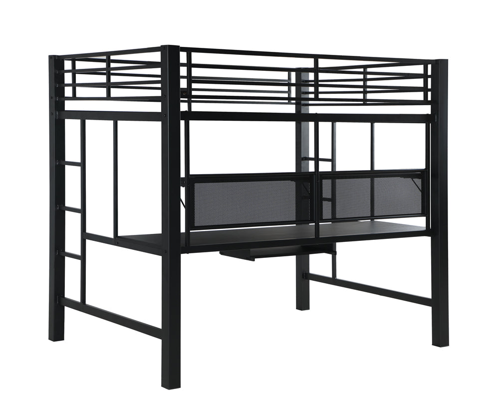 Avalon Full Workstation Loft Bed Black