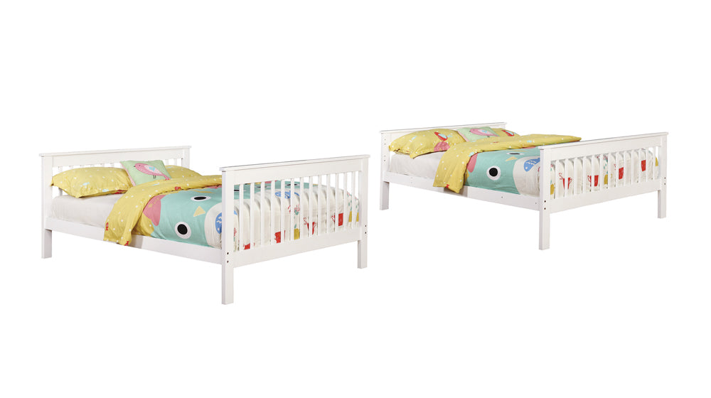 Chapman Full Over Full Bunk Bed White