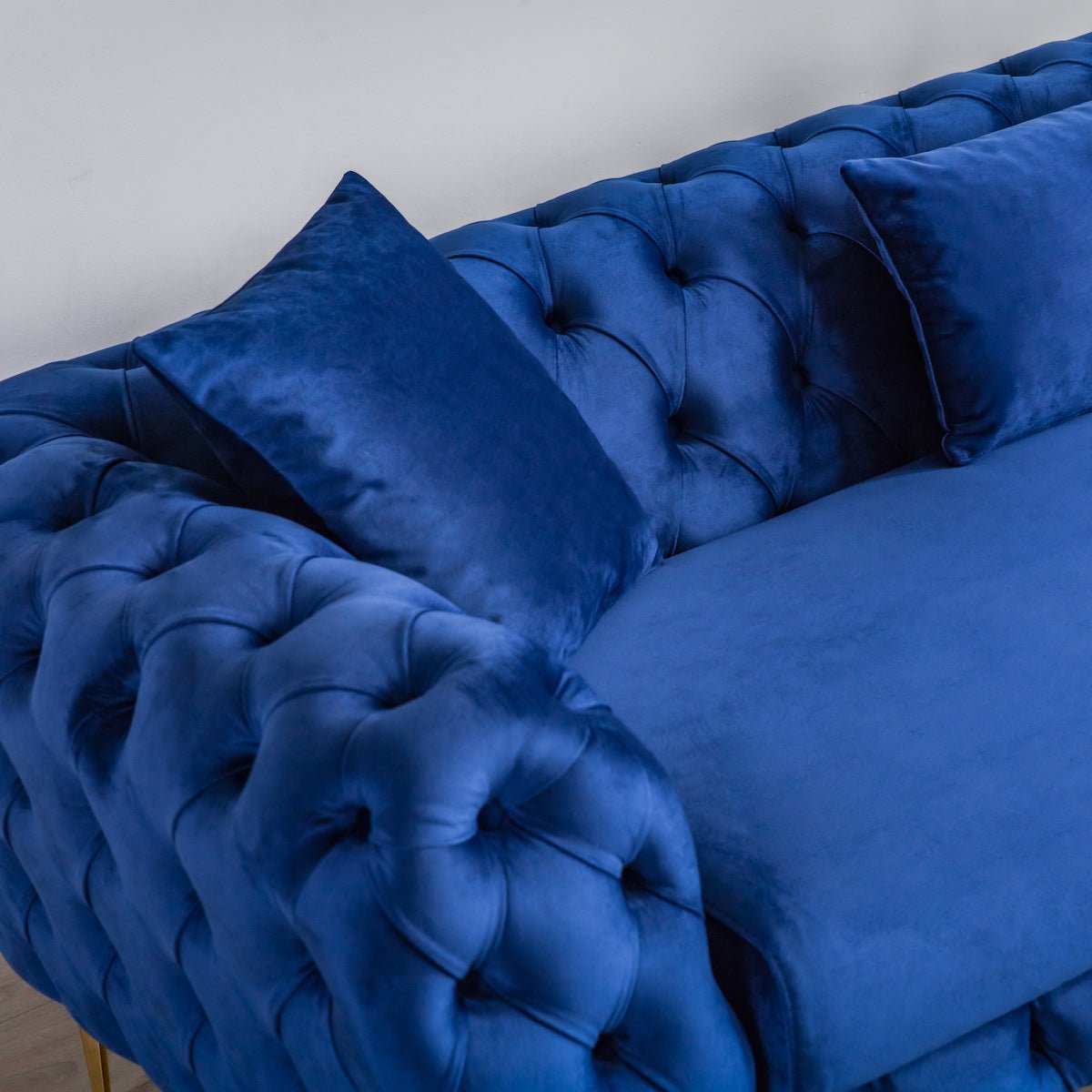 Jessica Sofa Navy Blue Velvet