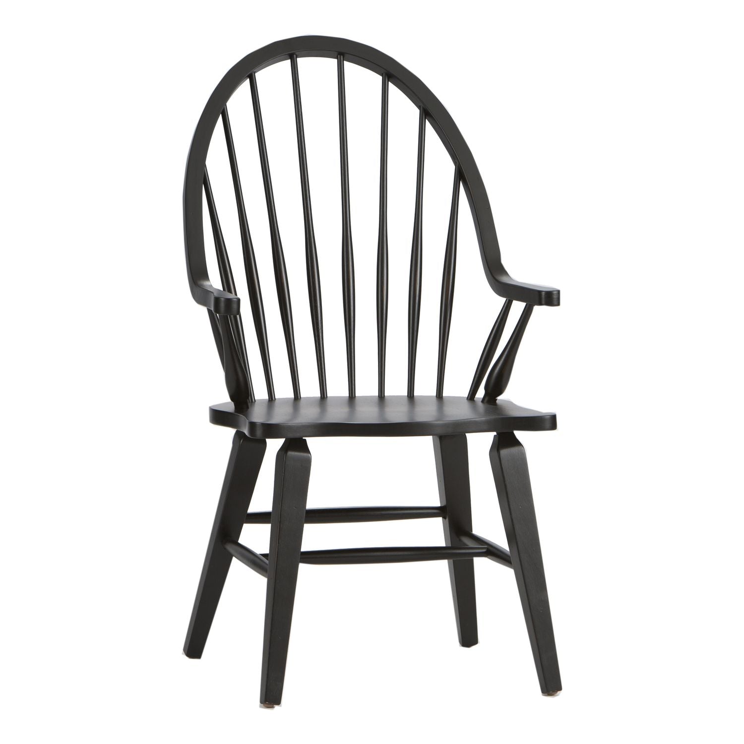 Clas Windsor Back Arm Chair - Black