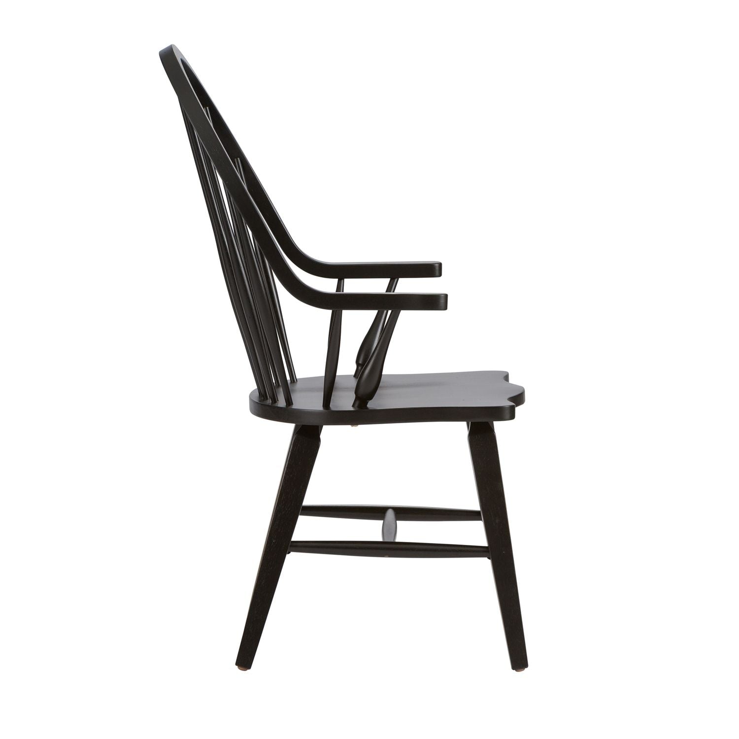 Clas Windsor Back Arm Chair - Black