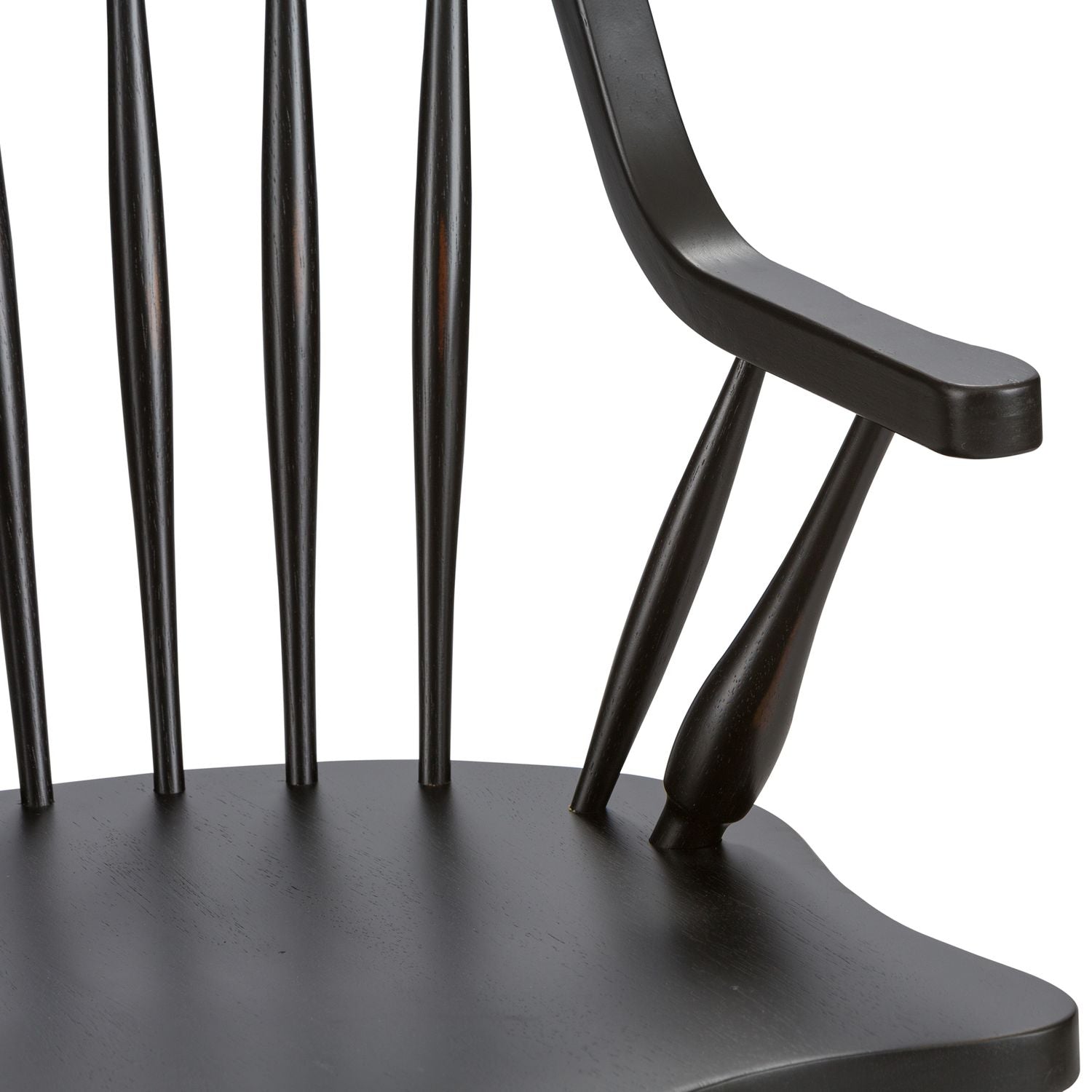 Clas Windsor Back Arm Chair - Black