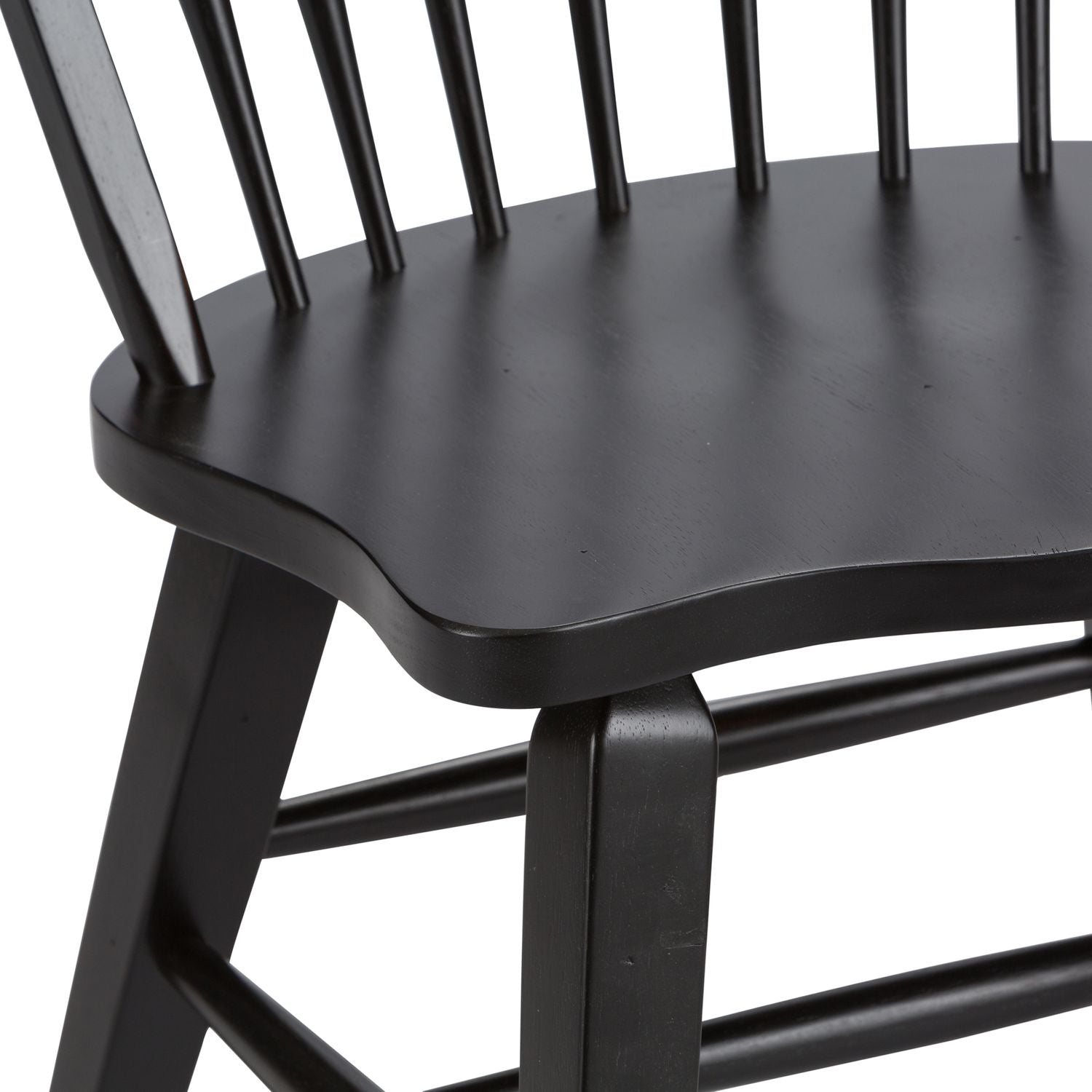 Anariya Windsor Back Side Chair - Black