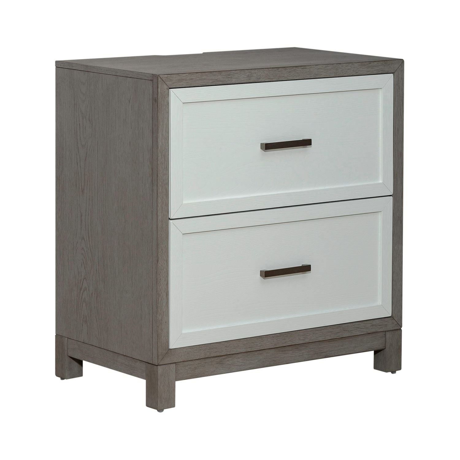 Diamantoula 2 Drawer Nightstand with Charging Station