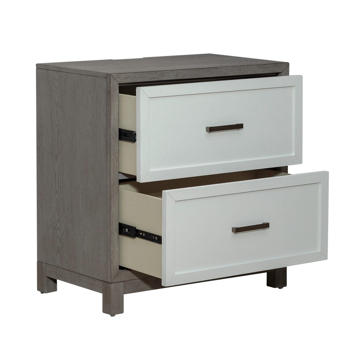 Diamantoula 2 Drawer Nightstand with Charging Station