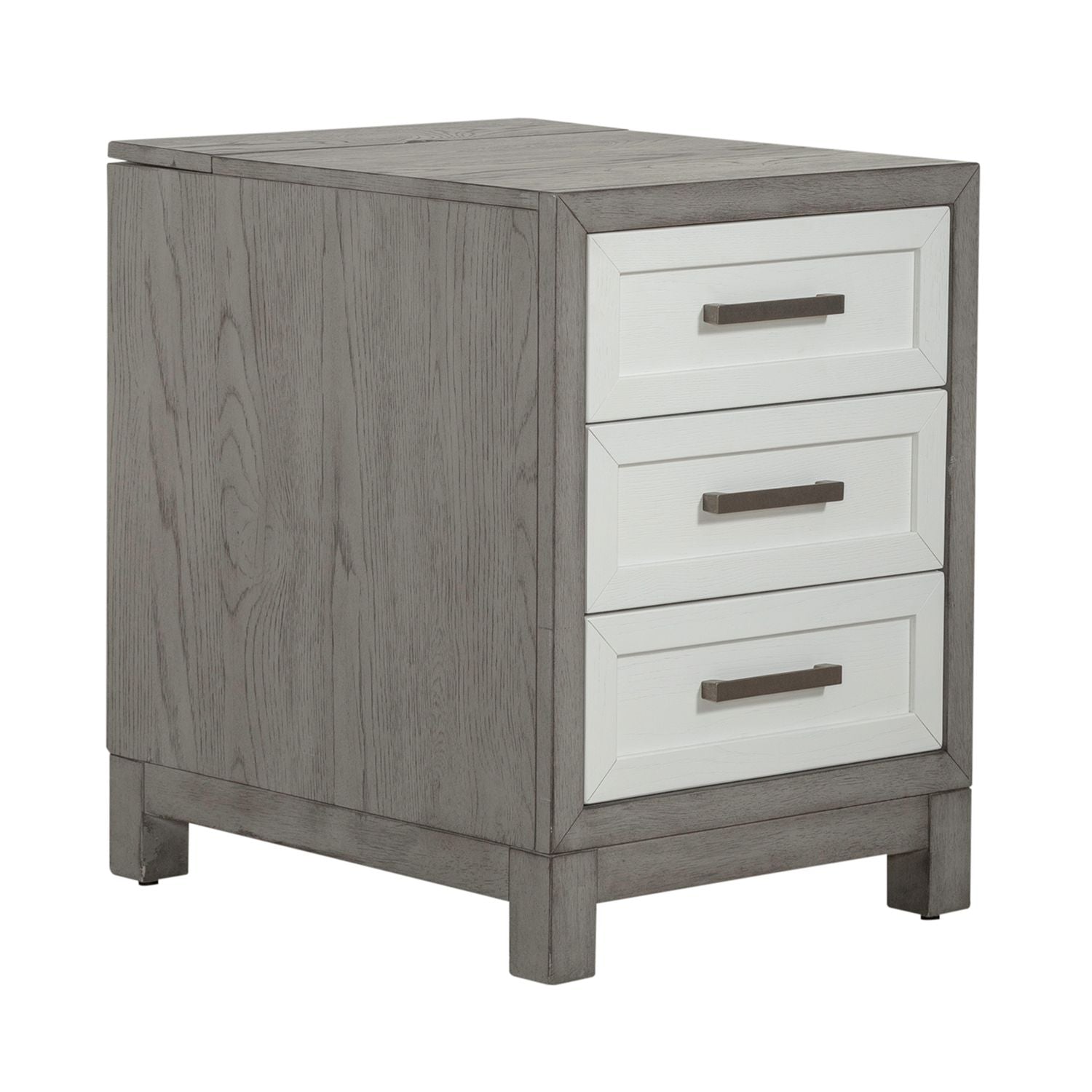 Leandru 3 Drawer Chairside Table