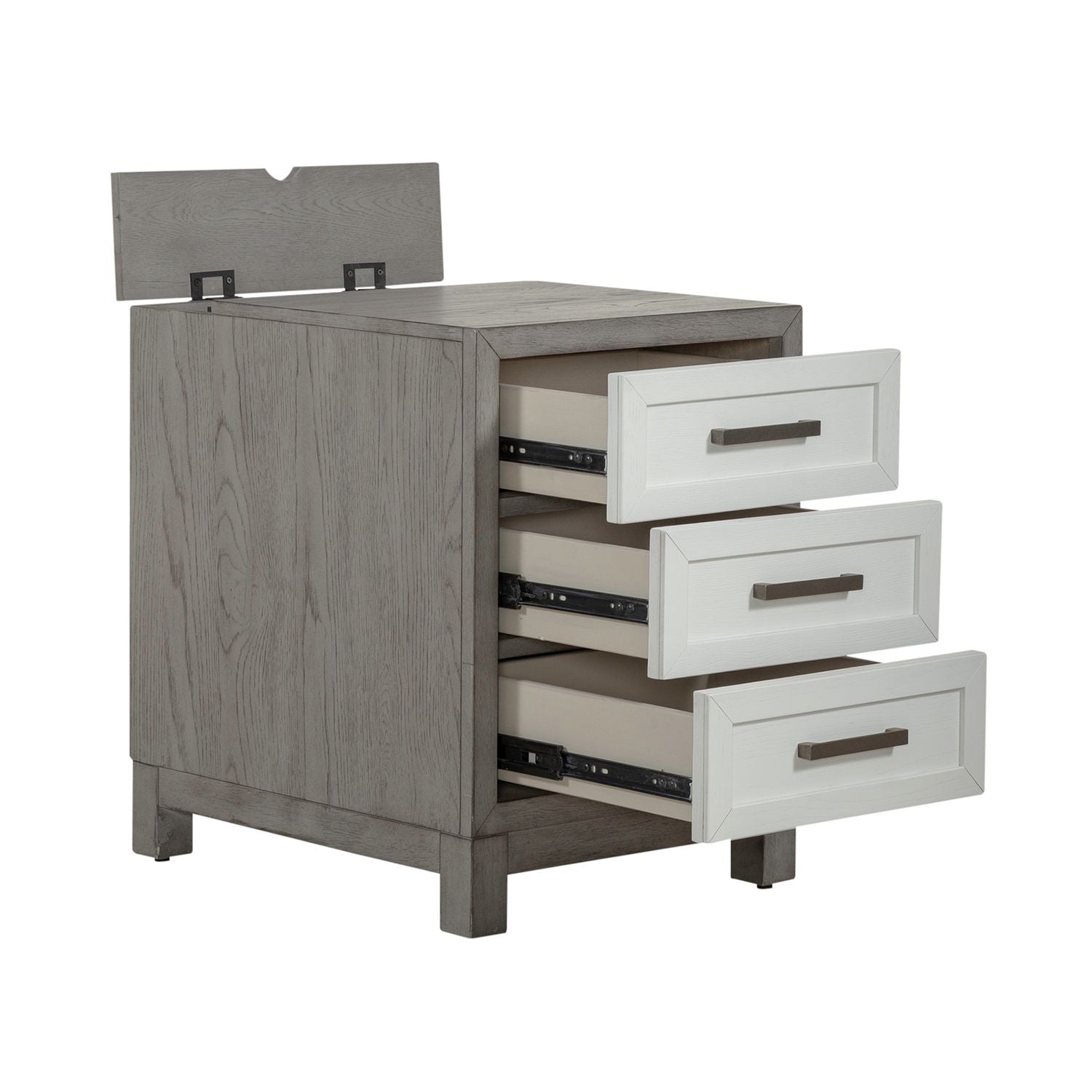 Leandru 3 Drawer Chairside Table