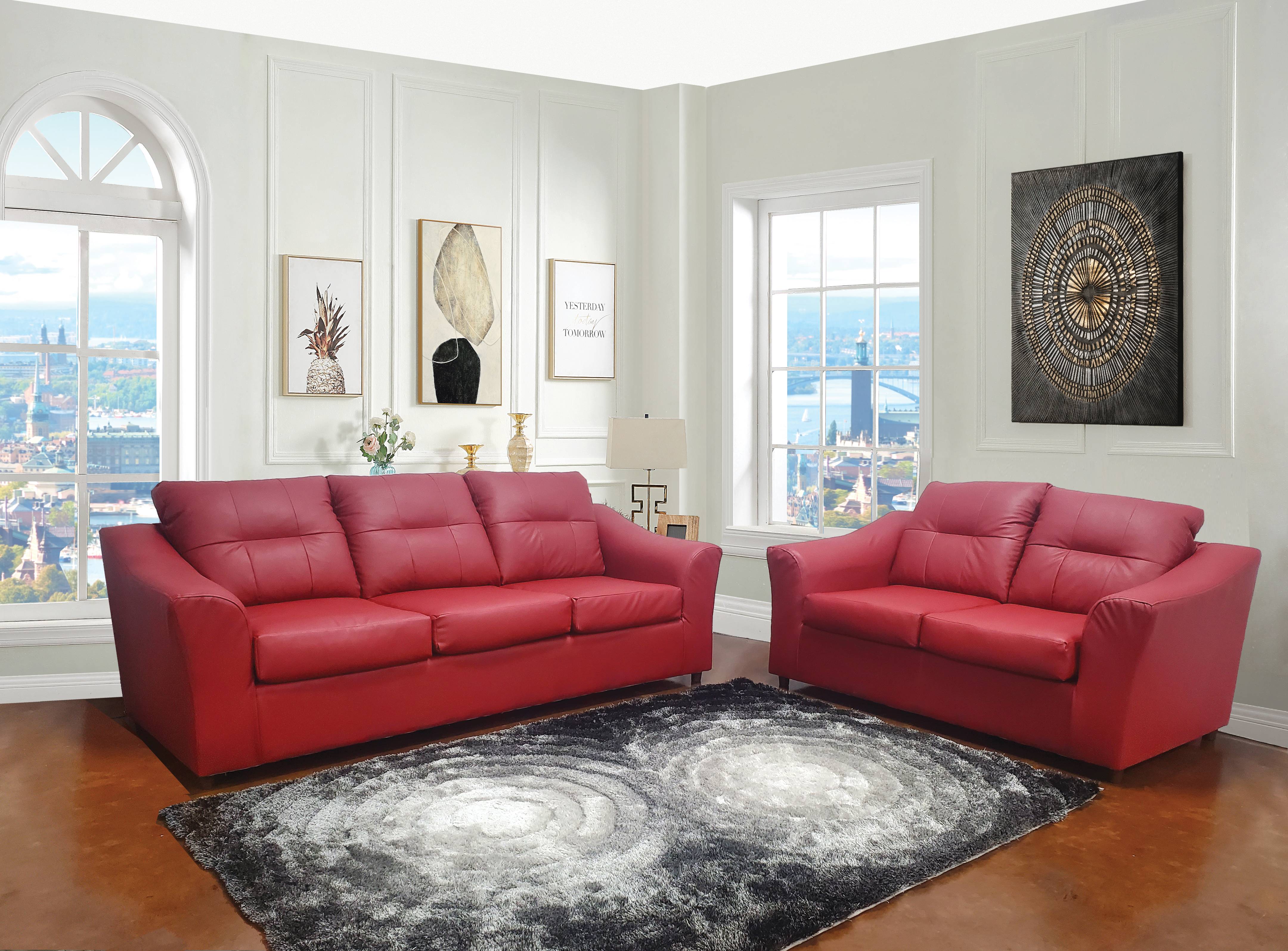 Margery Living Room Set, Sofa Loveseat