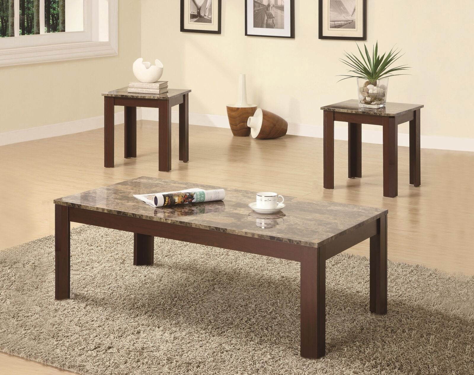 Mooty Coffee Table and 2 End Table