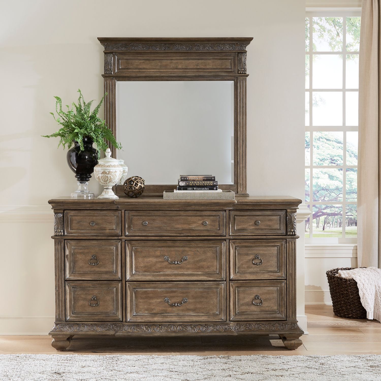 Decan Dresser & Mirror