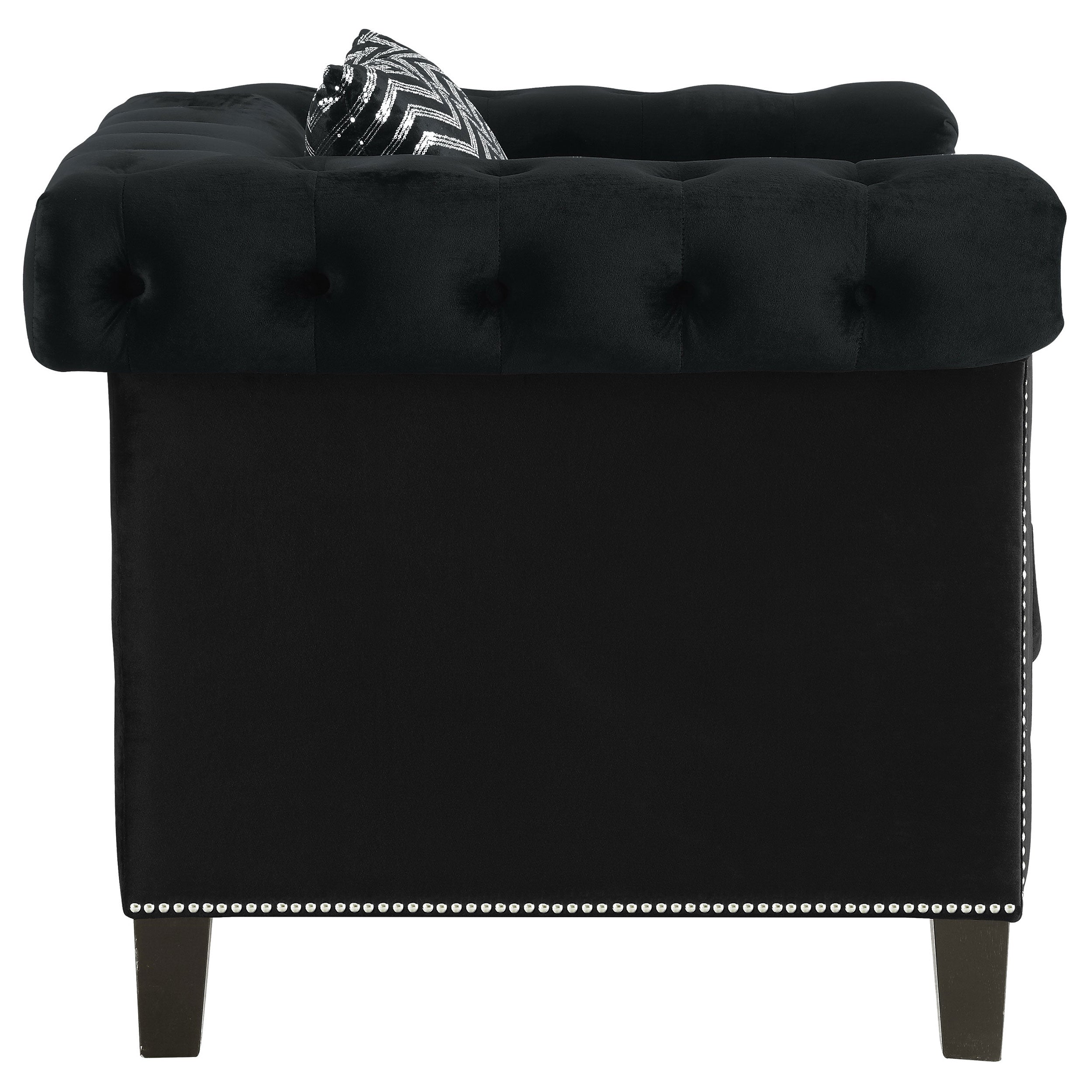 Reventlow Tufted Chair Black