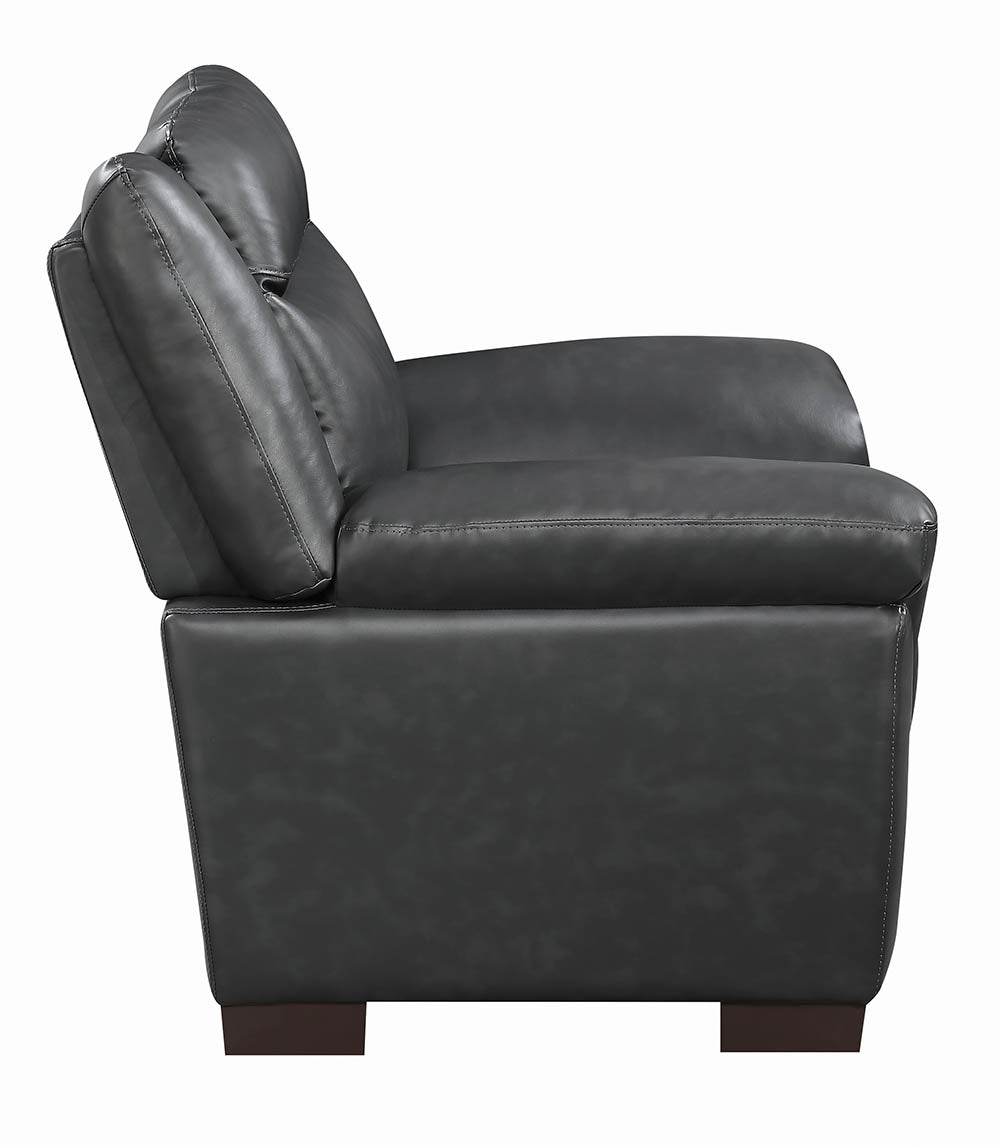 Arabella Pillow Top Upholstered Chair Grey