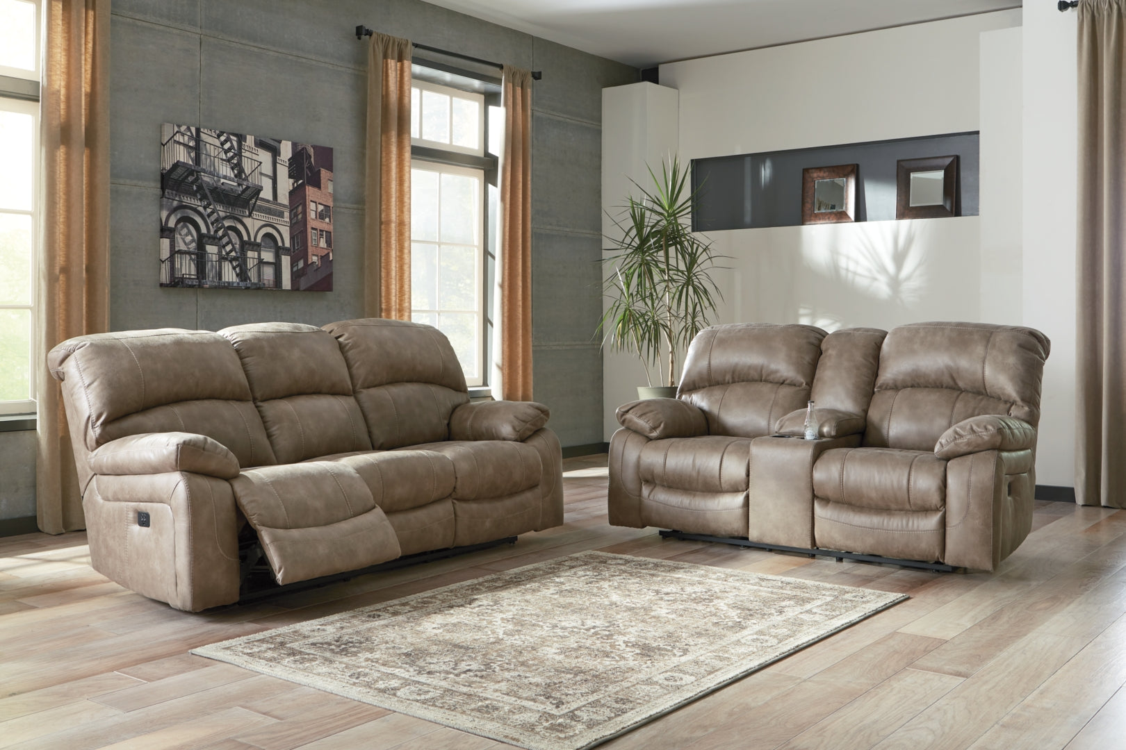 Dunwell Sofa and Loveseat