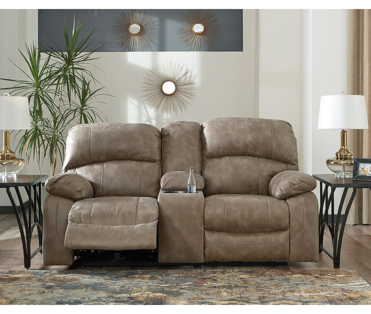 Dunwell Power Reclining Loveseat with Console