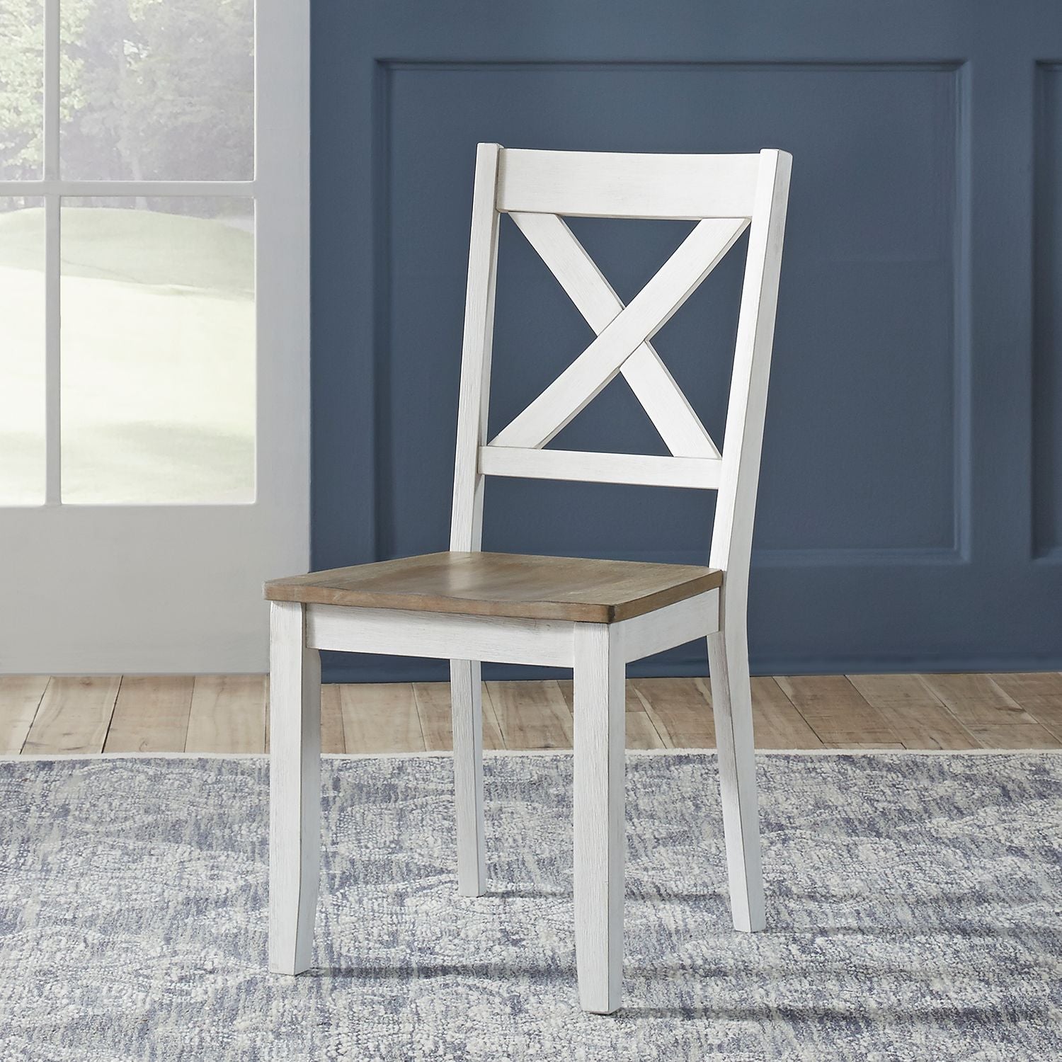 Lihensky X Back Side Chair- White