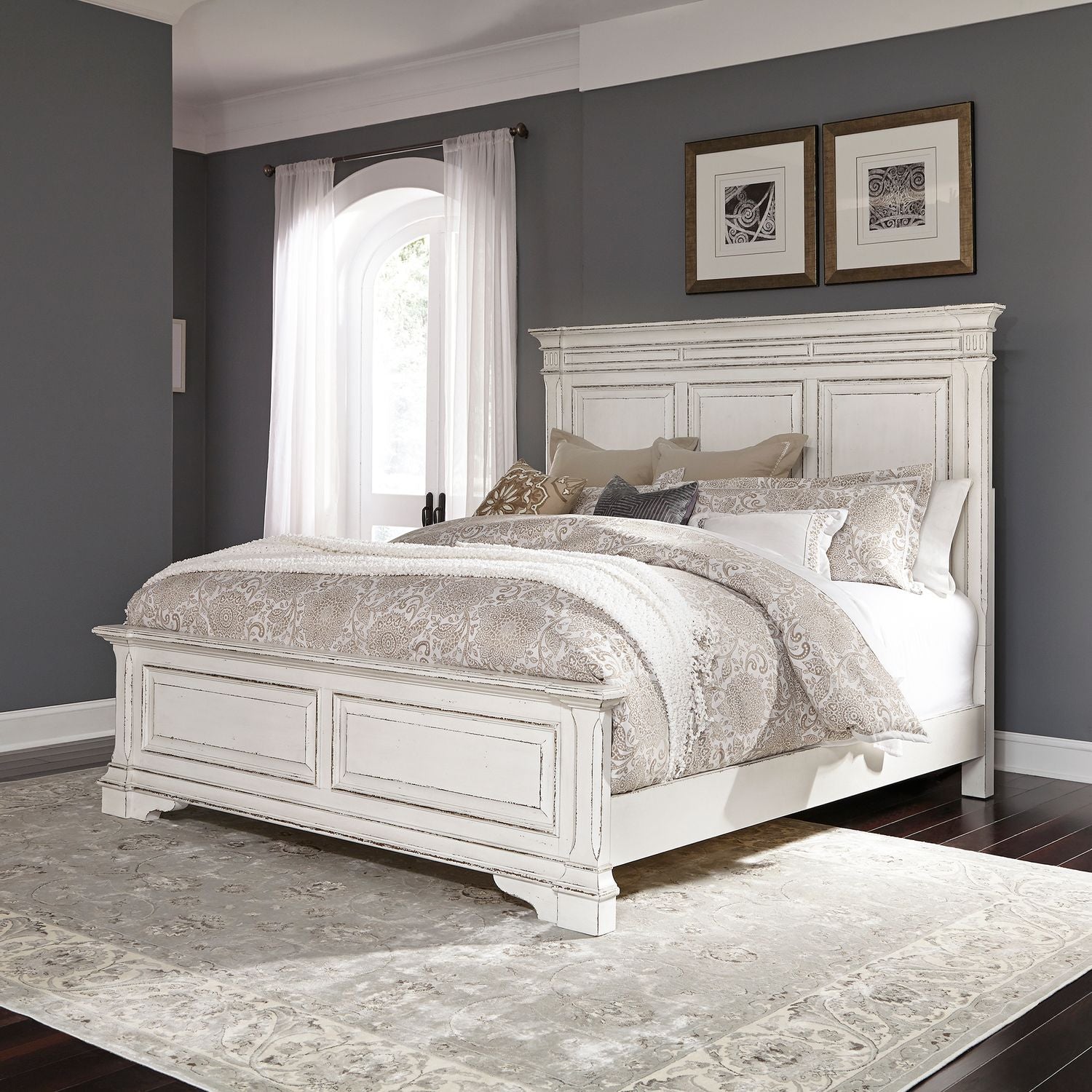 Annarae King Panel Bed