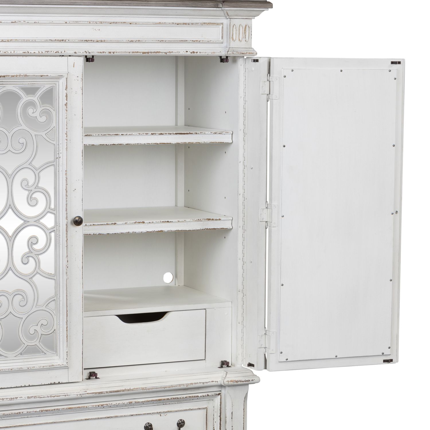 Dezzie Mirrored Door Chest