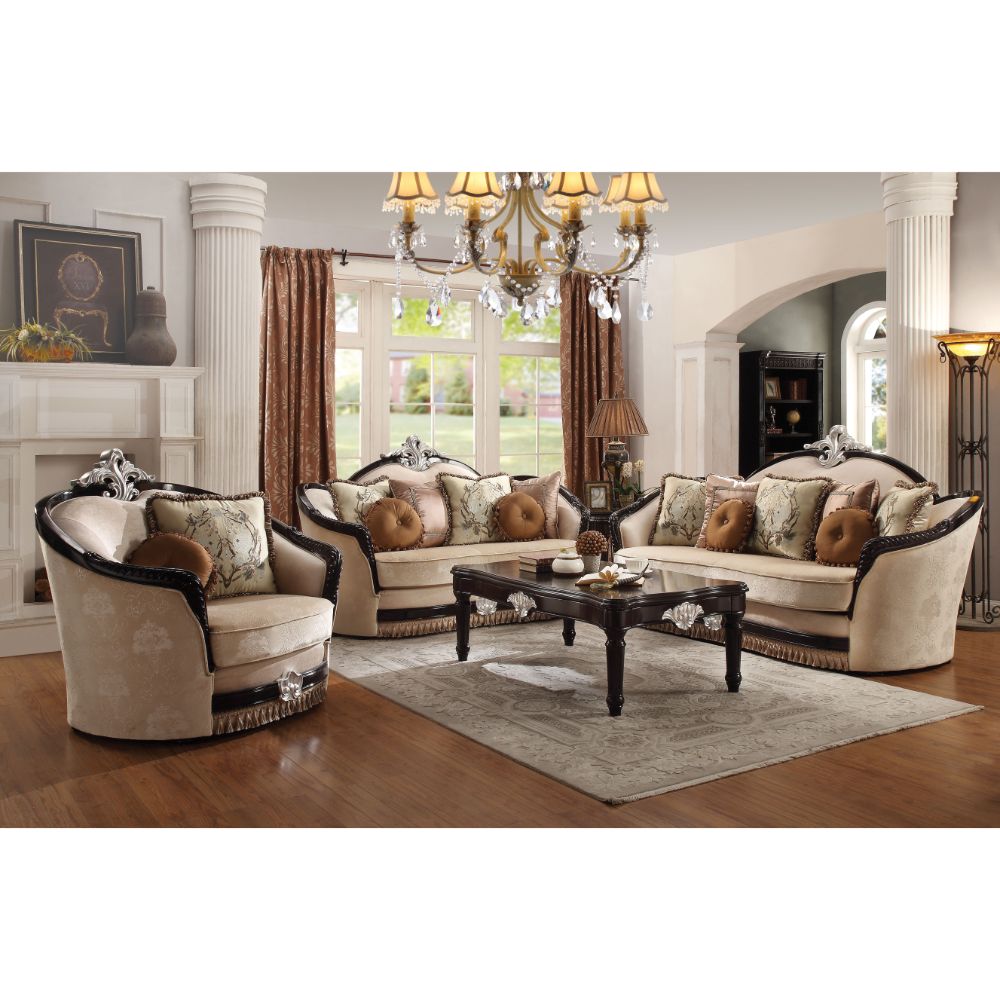 Ajaccio Loveseat W/6 Pillows