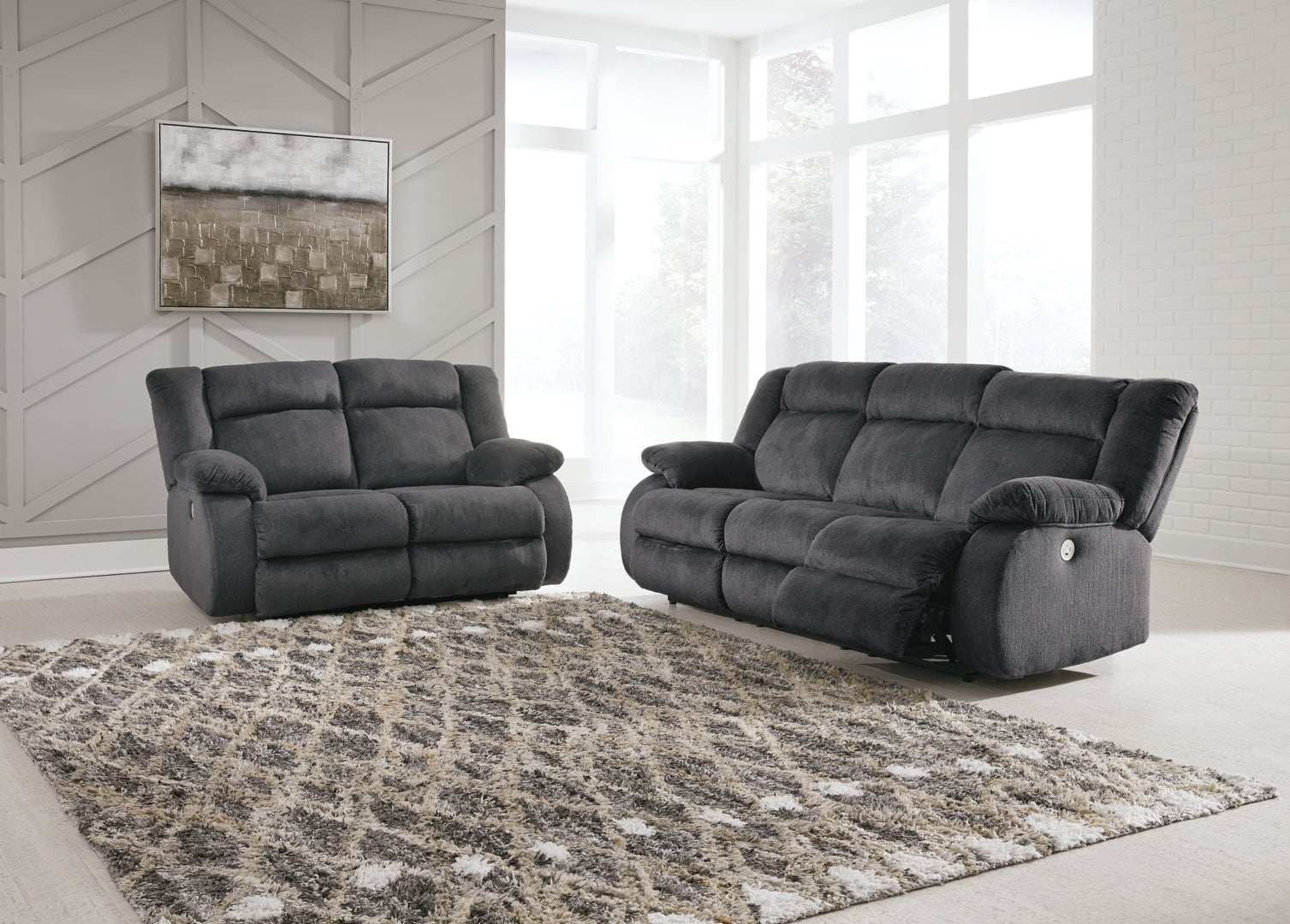 Burkner Sofa and Loveseat