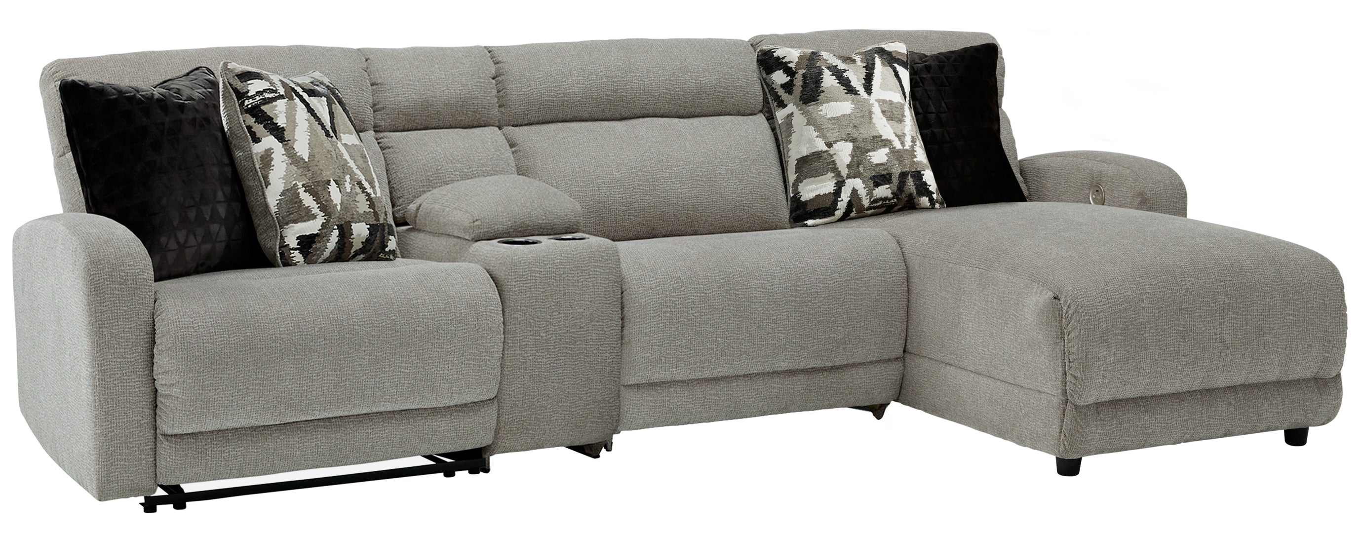 Colleyville 4-Piece Power Reclining Sectional with Chaise