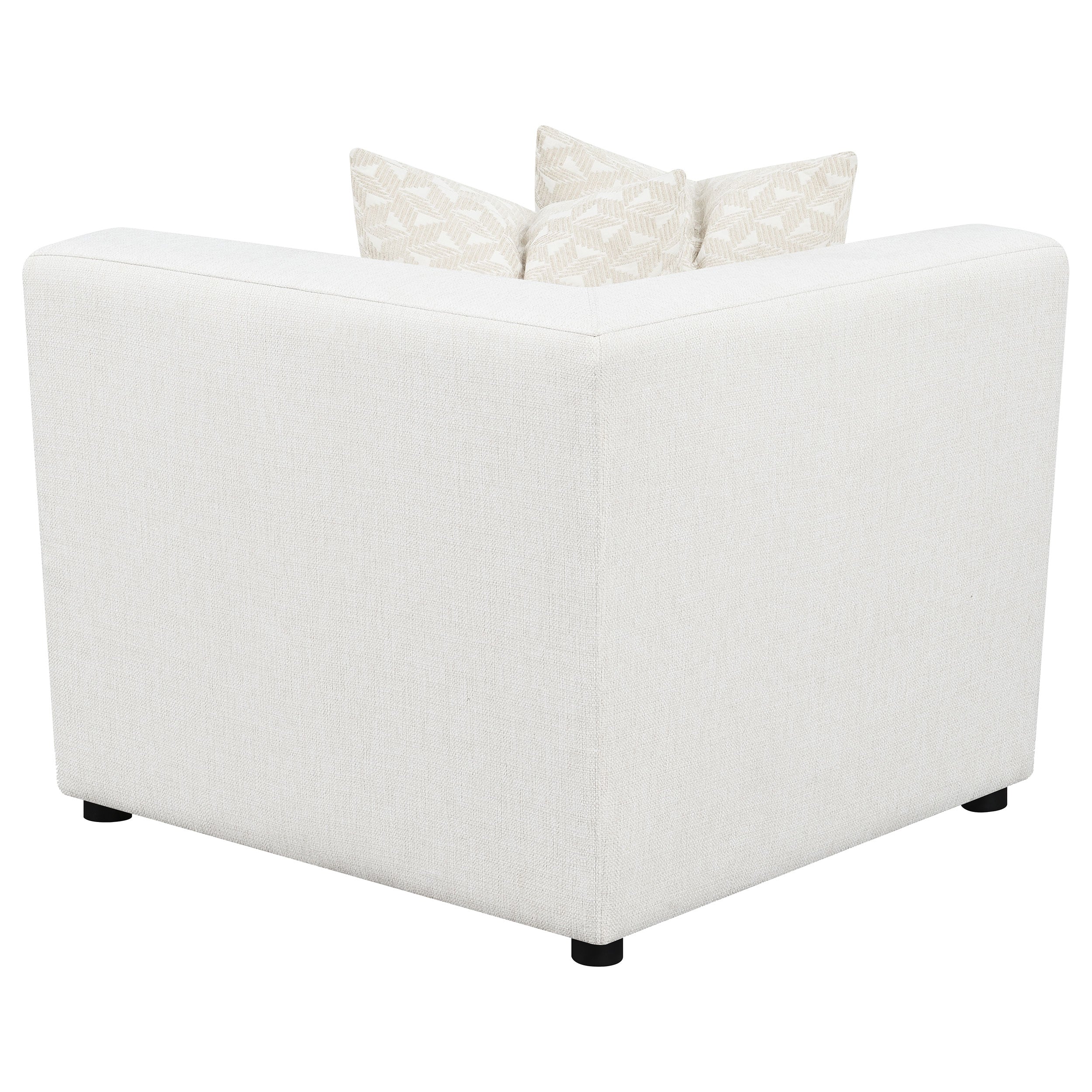 Aleatra 6-piece Upholstered Modular Sectional Pearl Sectional White