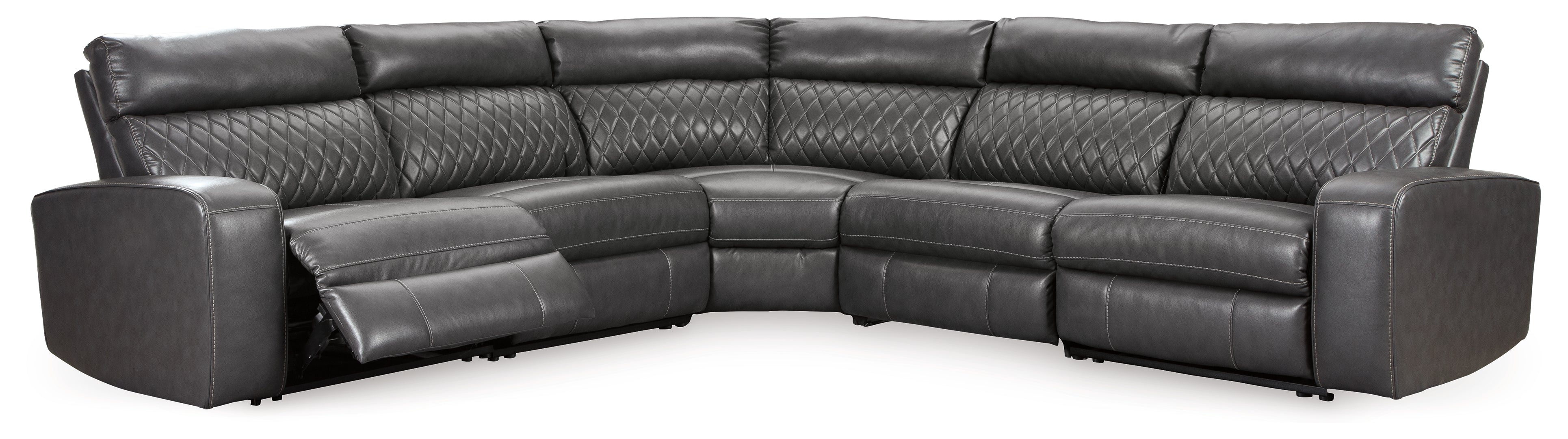 Samperstone 5-Piece Power Reclining Sectional