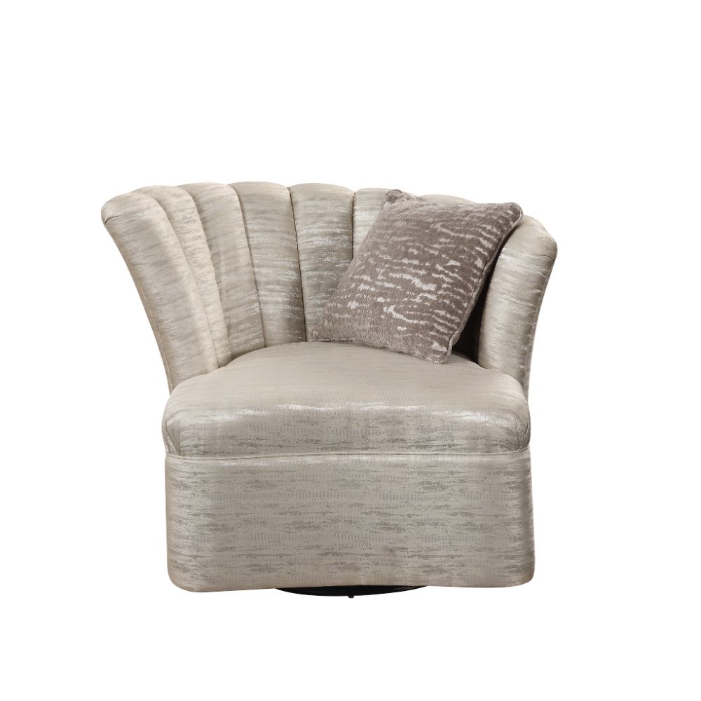 Amyjo Swivel Chair W/Pillow