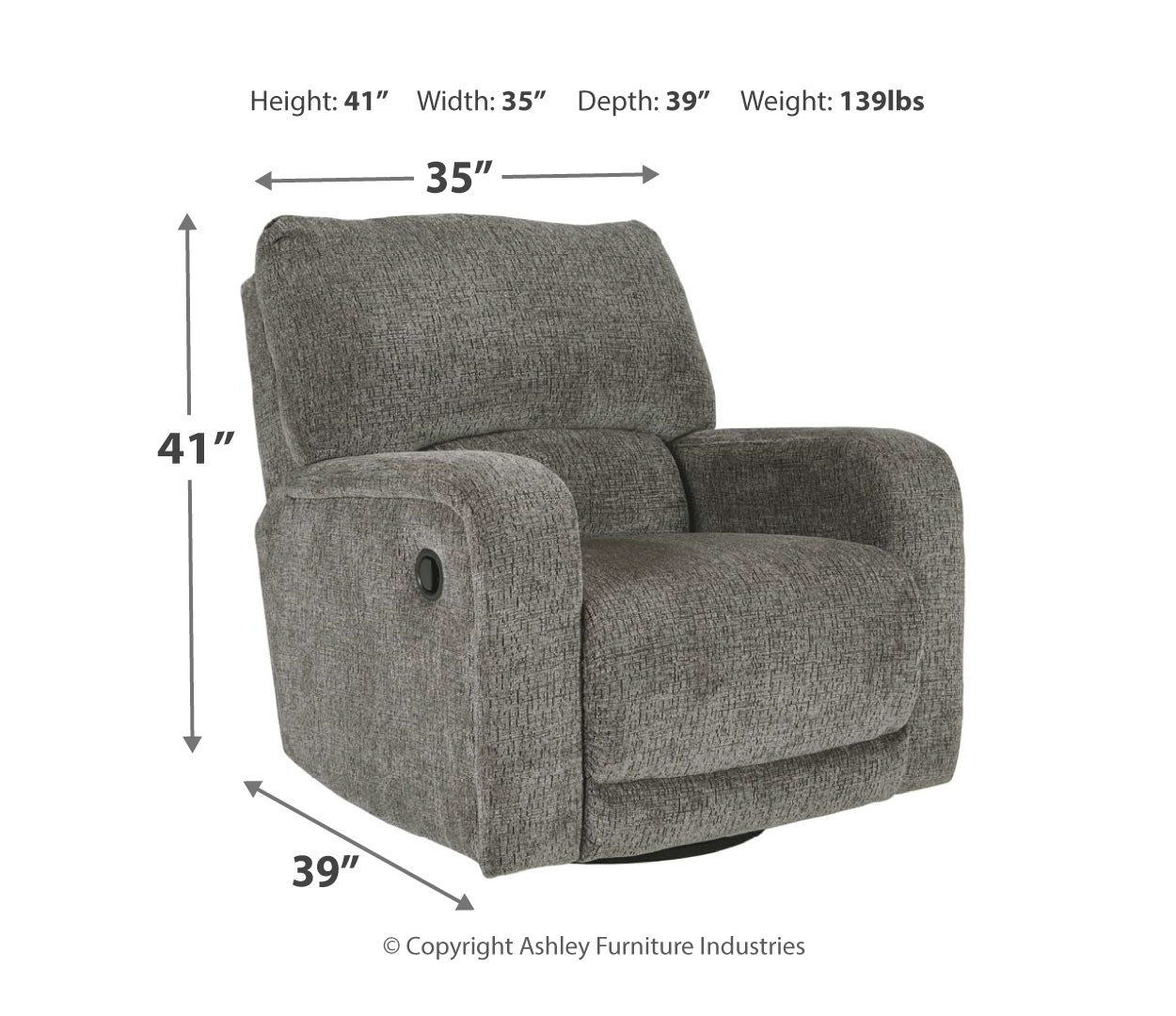 Wittlich Swivel Glider Recliner