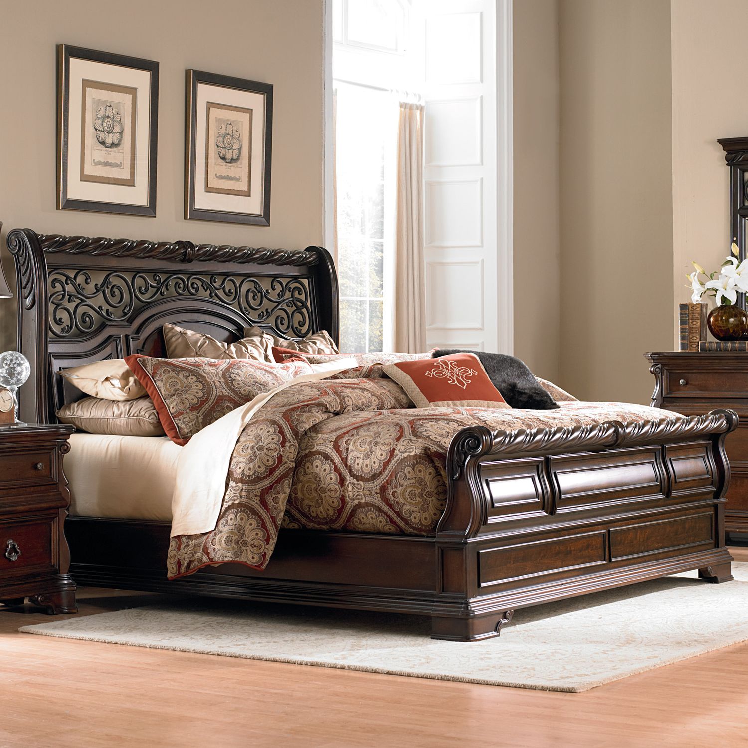 Deonca King California Sleigh Bed