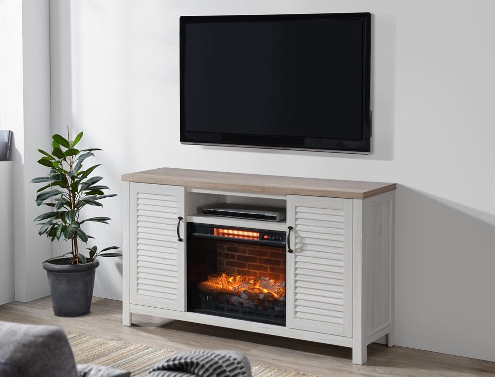 Marakej TV Stand with Fireplace