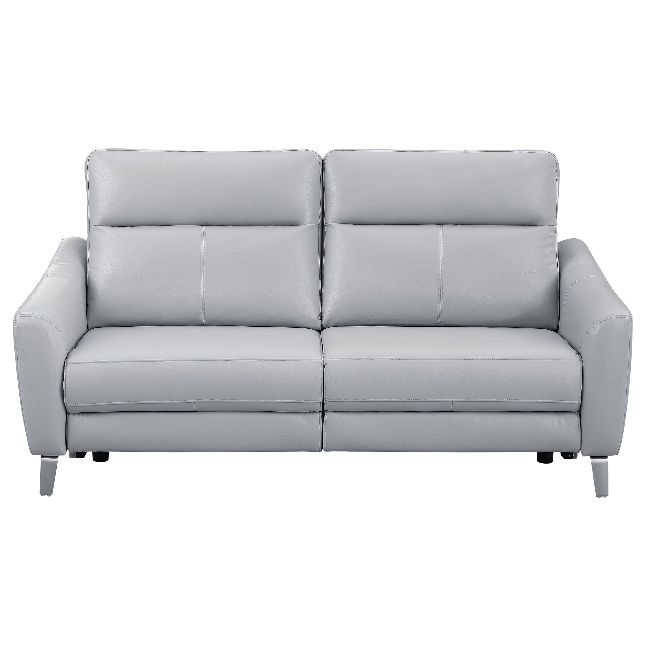 Alphonza Upholstered Power Living Room Set Power Sofa Grey