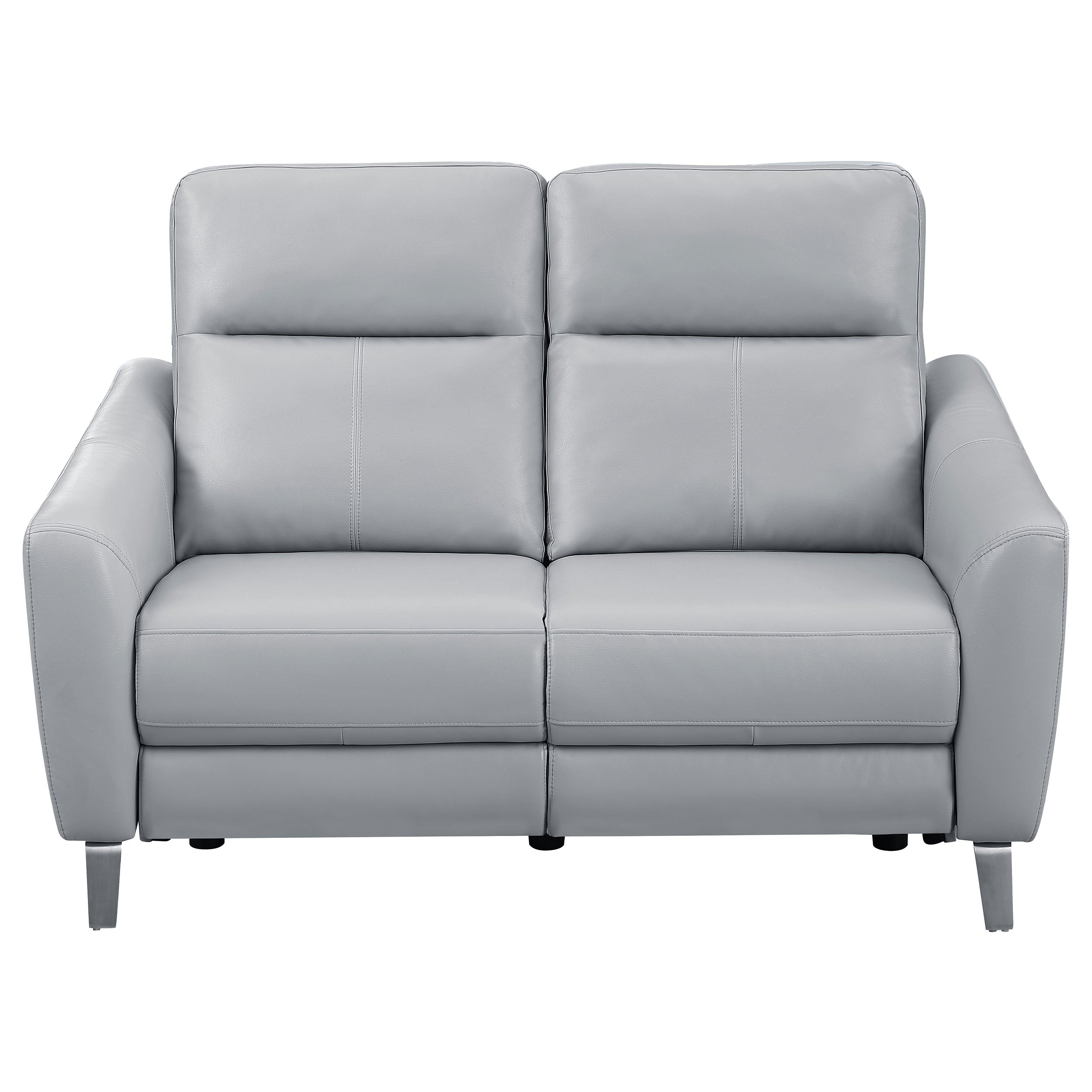 Alphonza Upholstered Power Living Room Set Power Sofa Grey