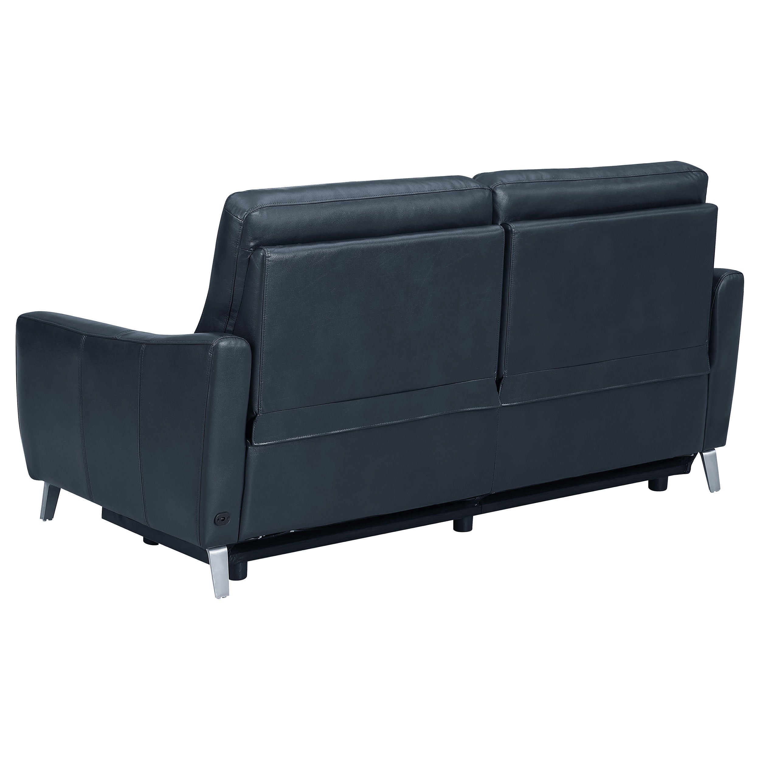 Alyss Upholstered Power Living Room Set Power Sofa Blue