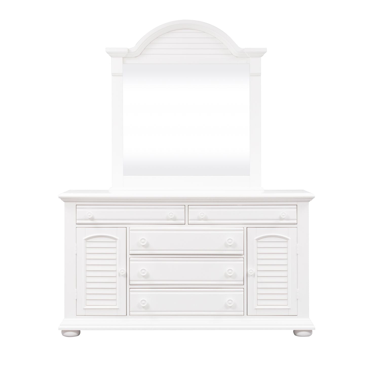 Aldenville King Poster Bed, Dresser & Mirror, Night Stand