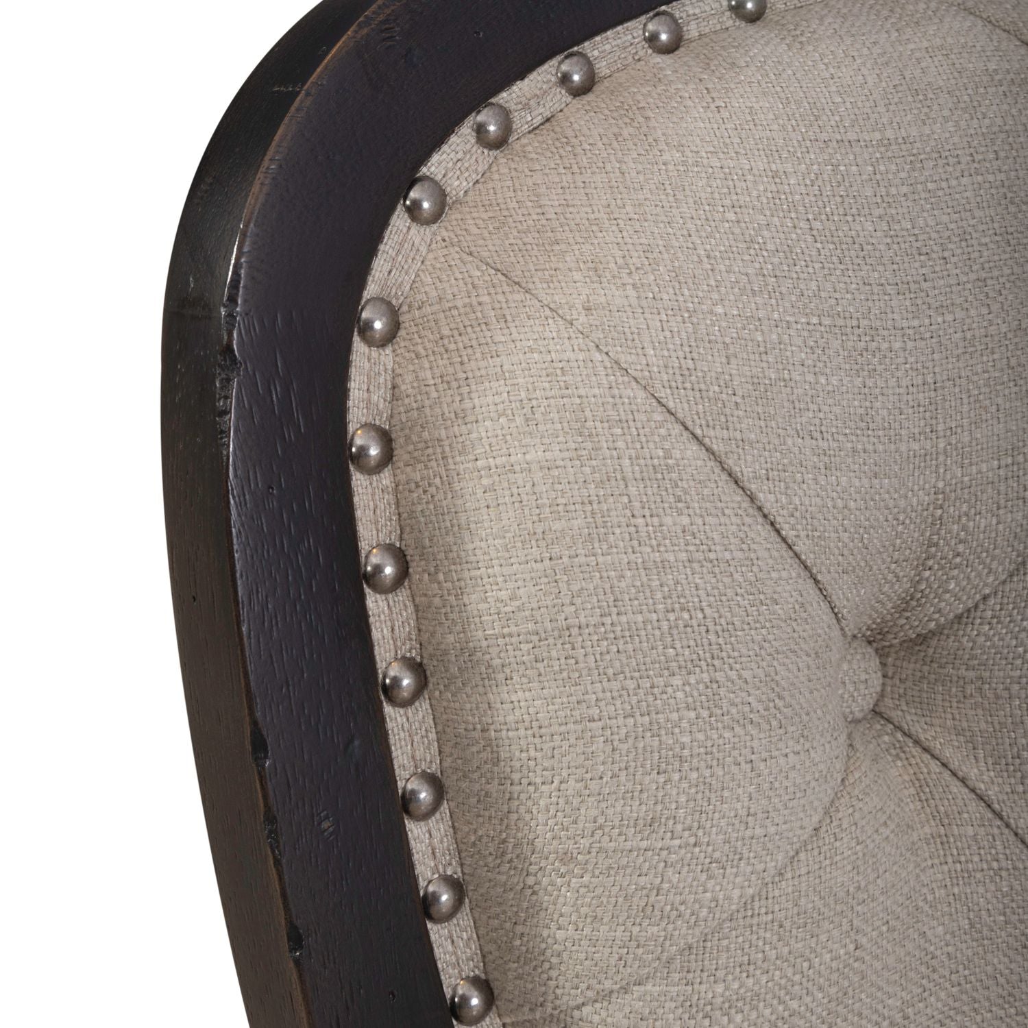 Charlotterose Upholstered Tufted Back Side Chair - Black