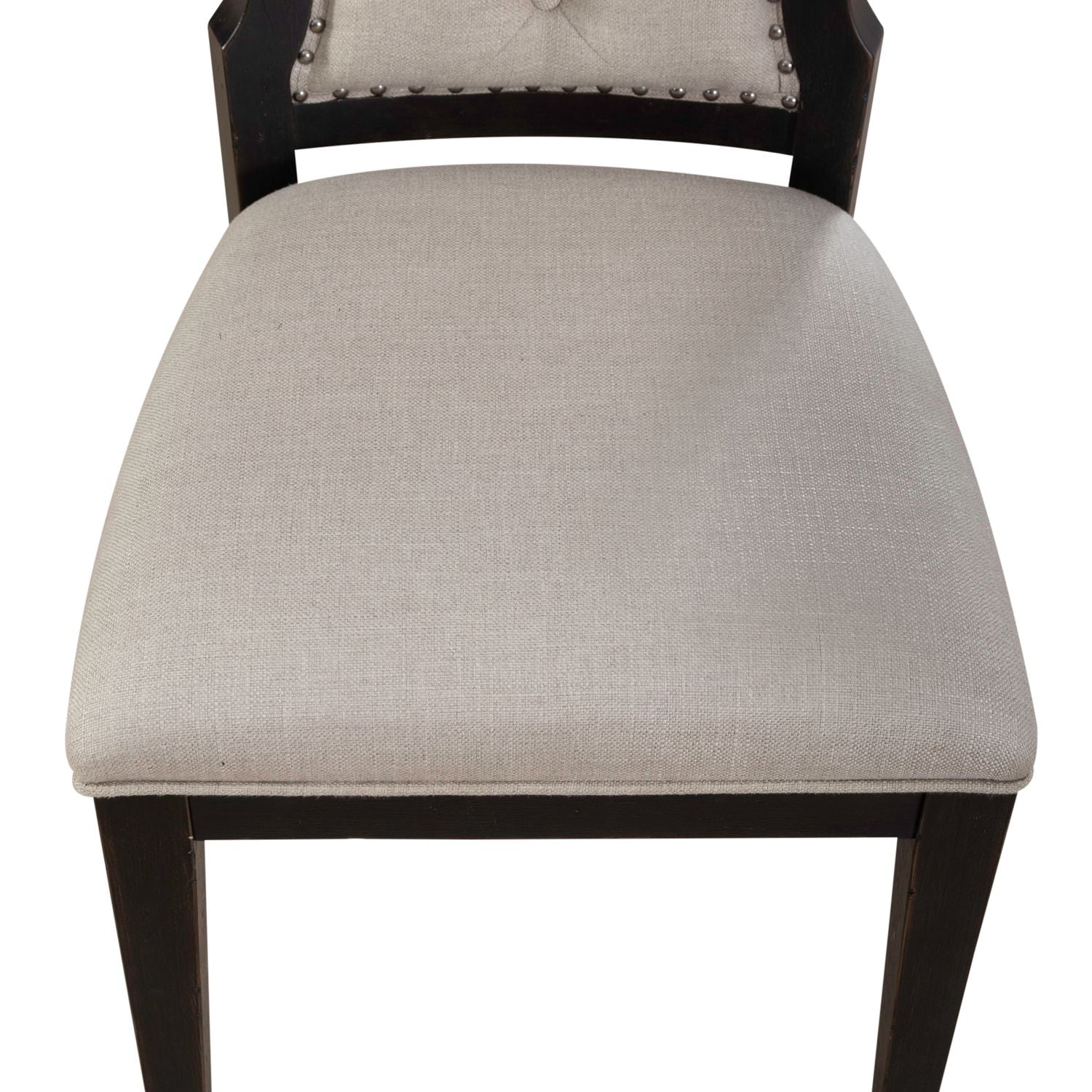 Charlotterose Upholstered Tufted Back Side Chair - Black